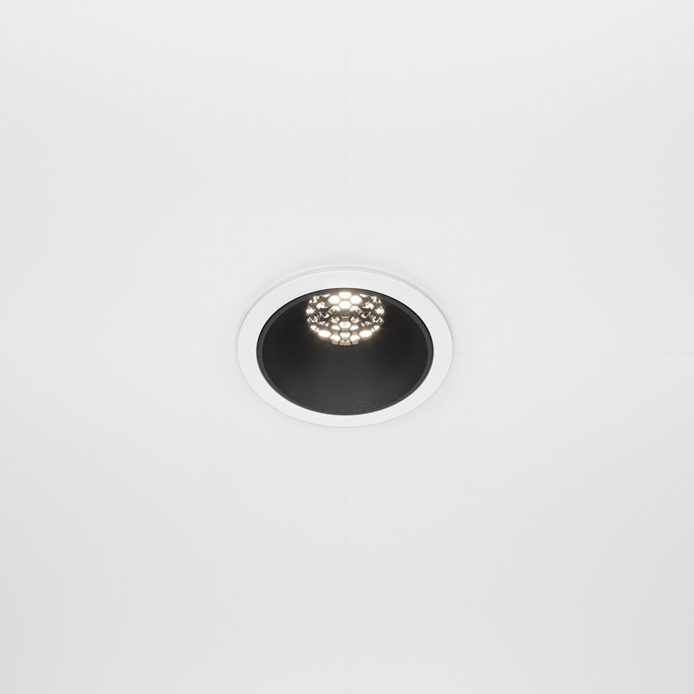 Maytoni downlight Alfa LED 36° zapustené kruhové svietidlo čierne