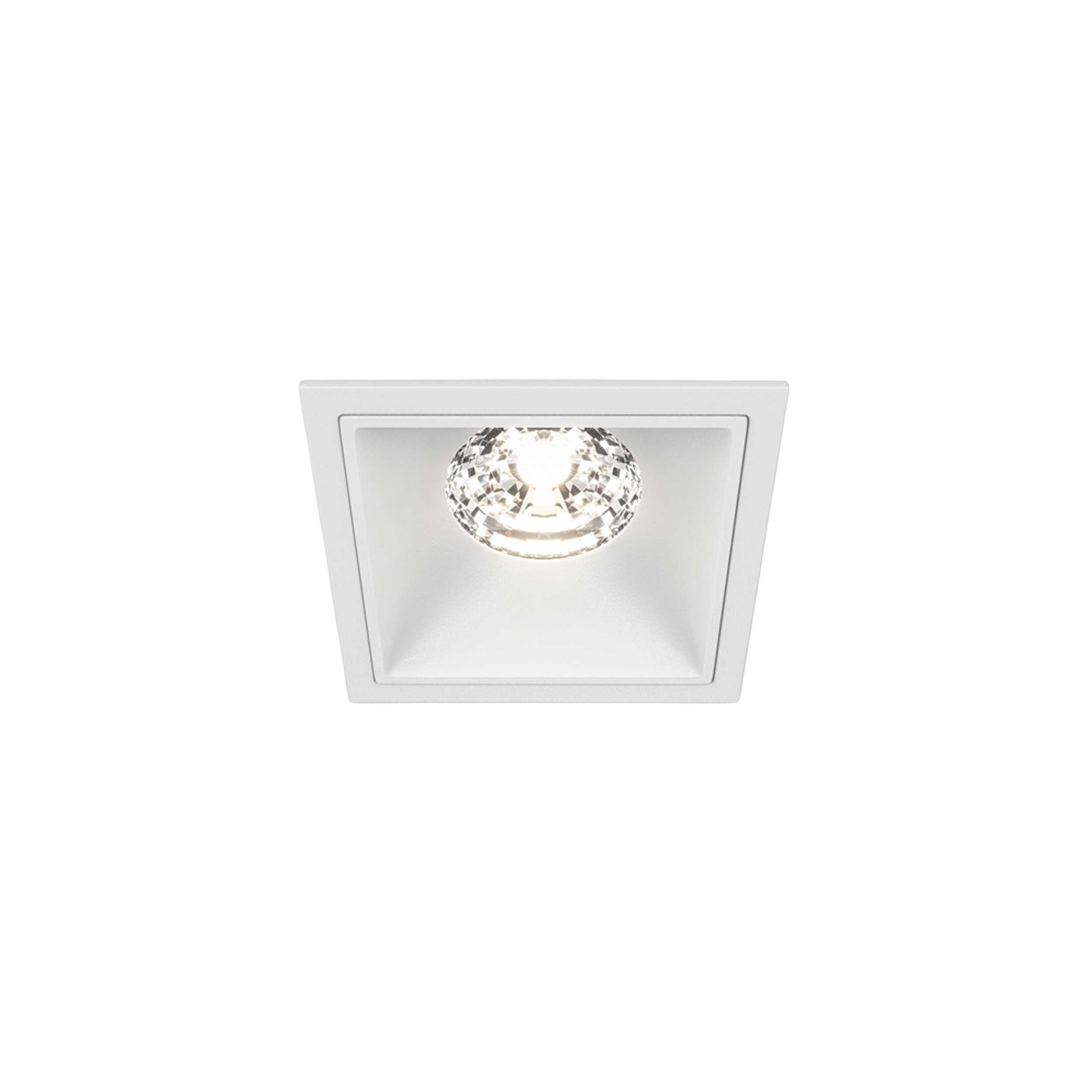 Maytoni downlight Alfa LED 15W 36° zapustené štvorcové svietidlo biele