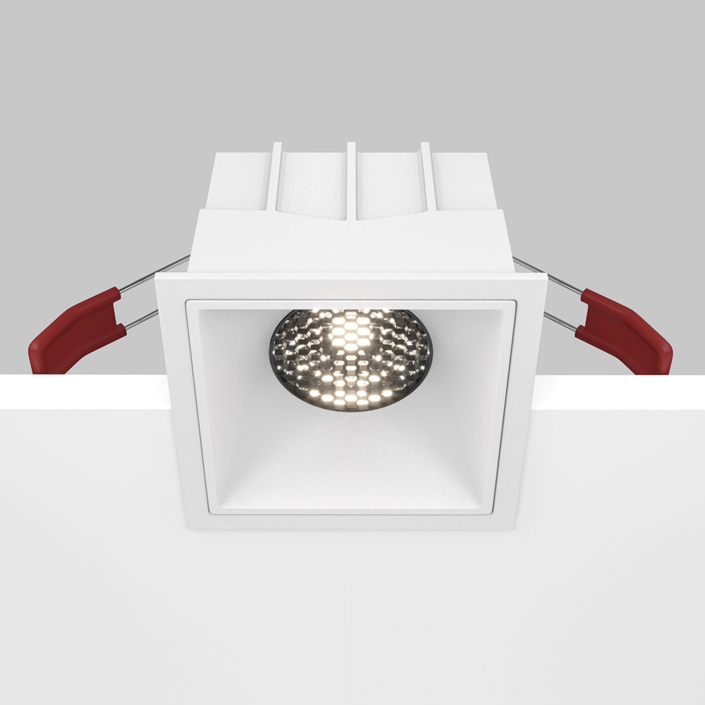 Maytoni downlight Alfa LED 15W 36° zapustené štvorcové svietidlo biele