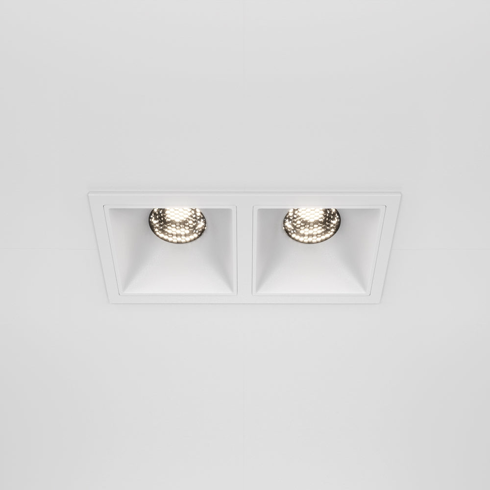 Maytoni downlight Alfa LED 10W 36° zapustené štvorcové svietidlo biele
