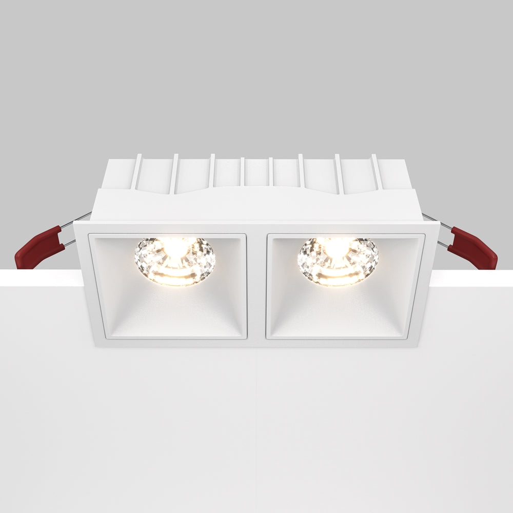 Maytoni downlight Alfa LED 15W 36° zapustené štvorcové svietidlo biele