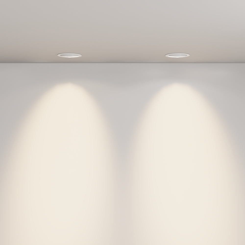 Maytoni downlight Lens LED 3000K 12W 70° zapustené kruhové svietidlo