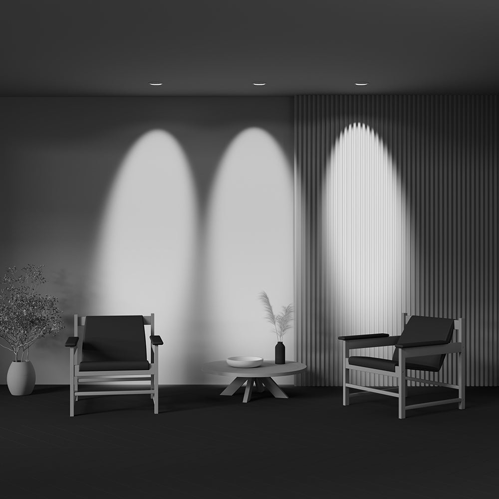 Maytoni downlight Lens LED 3000K 12W 70° zapustené kruhové svietidlo