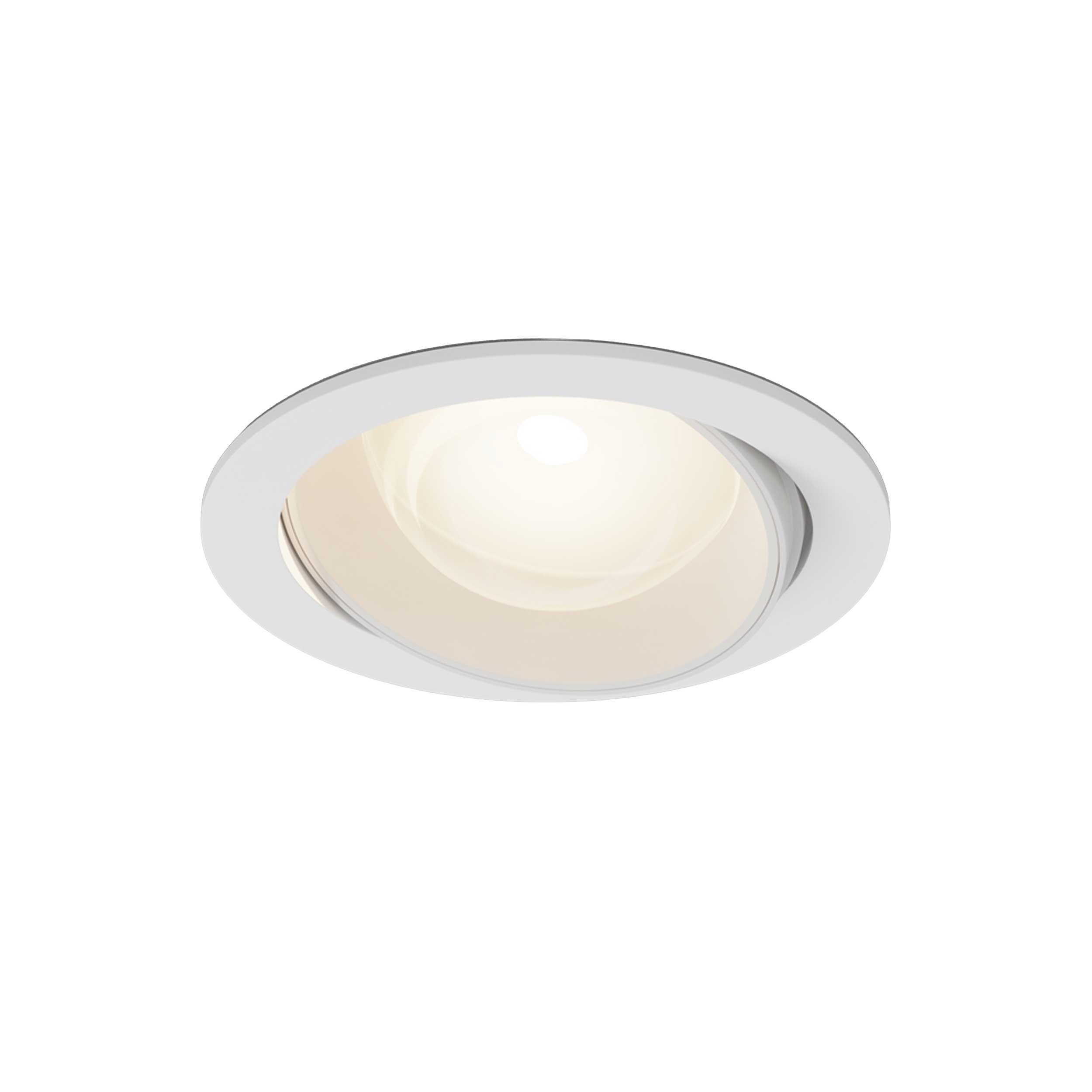 Maytoni downlight Lens LED 3000K 12W 70° zapustené kruhové svietidlo