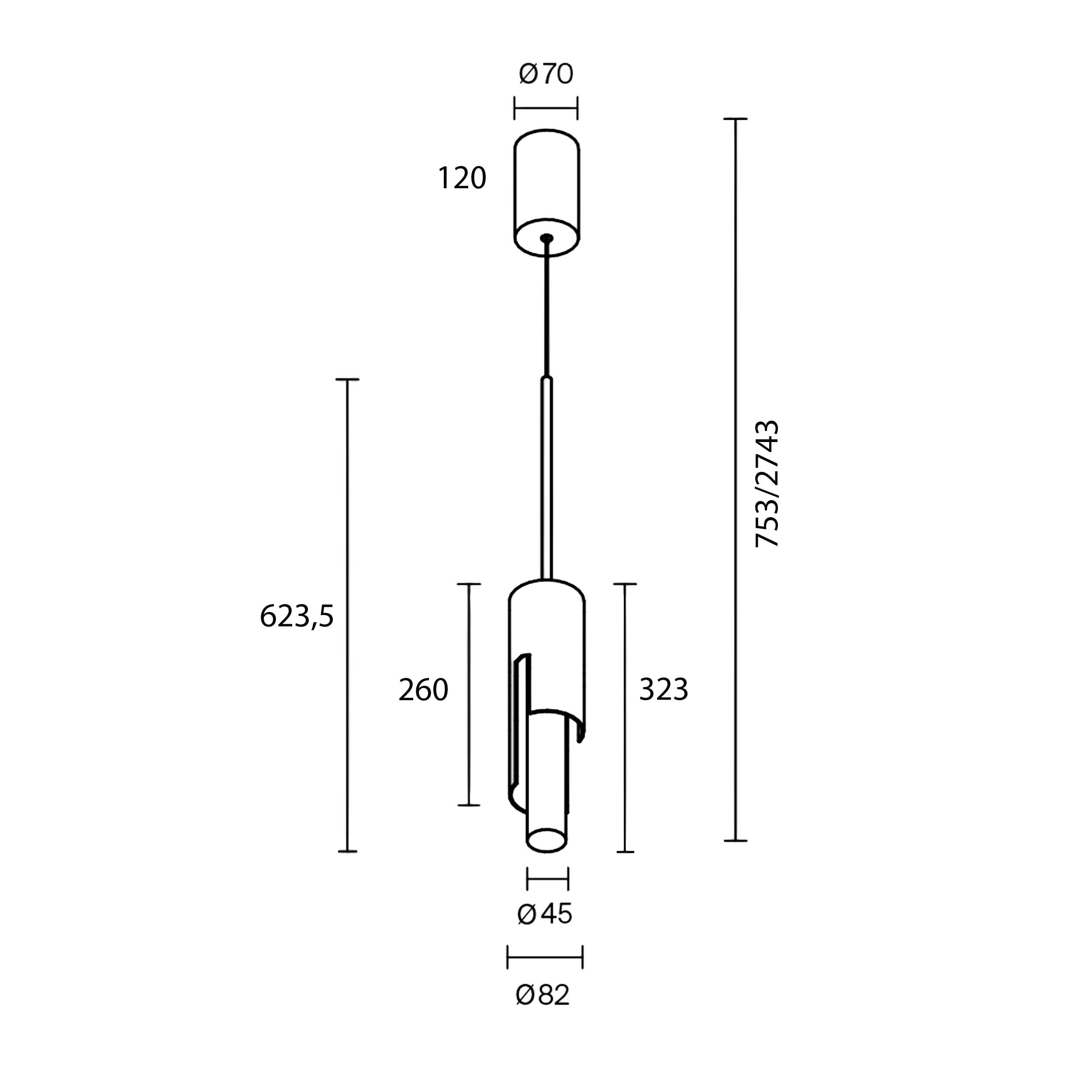 Maytoni Maris LED závesné svietidlo