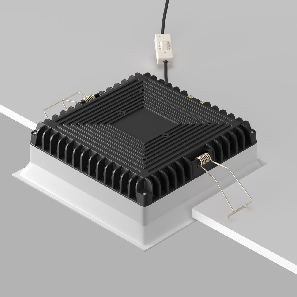 Maytoni downlight Okno LED 100° zapustiteľné štvorcové svietidlo