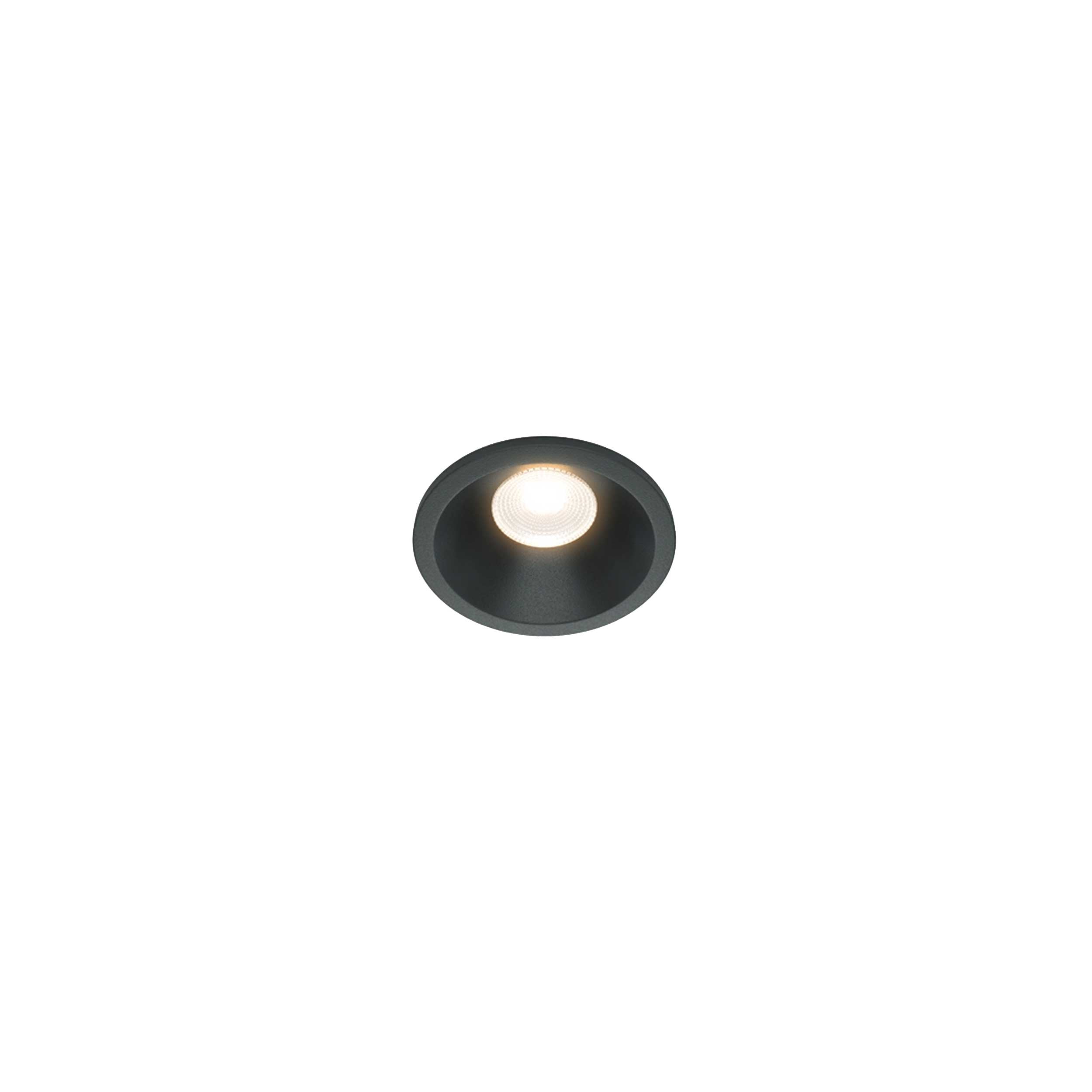 Maytoni downlight Zoom LED 60° zapustené kruhové svietidlo čierne