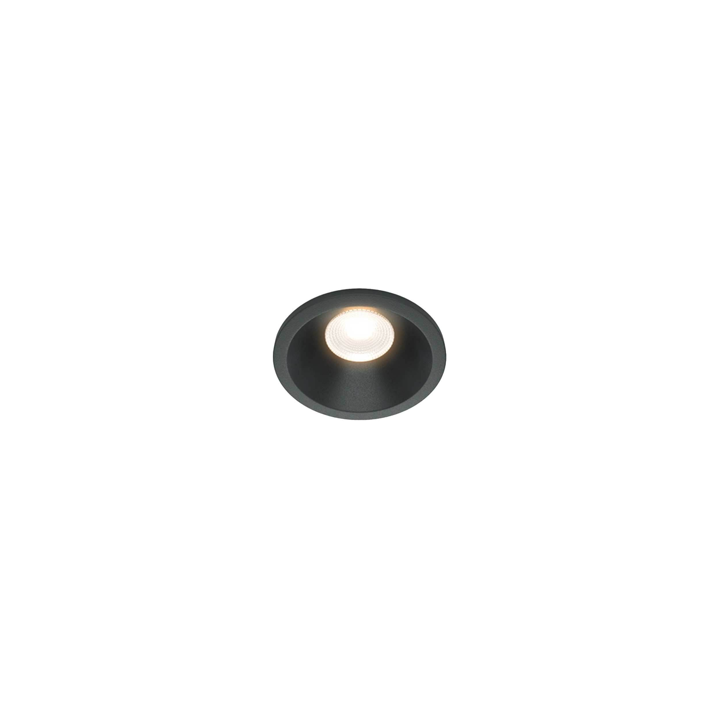 Maytoni downlight Zoom LED 60° zapustené kruhové svietidlo čierne