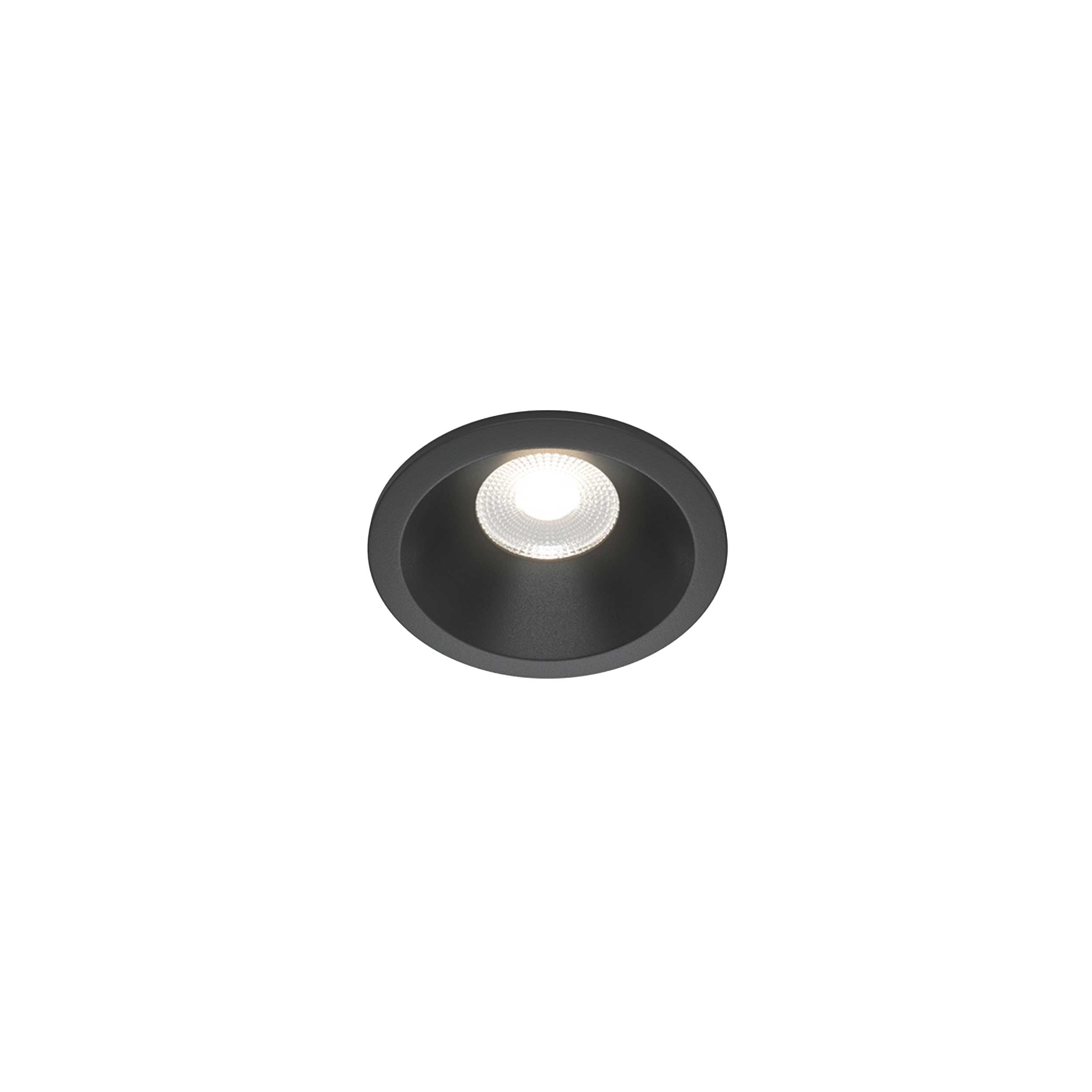 Maytoni downlight Zoom LED 60° zapustené kruhové svietidlo čierne