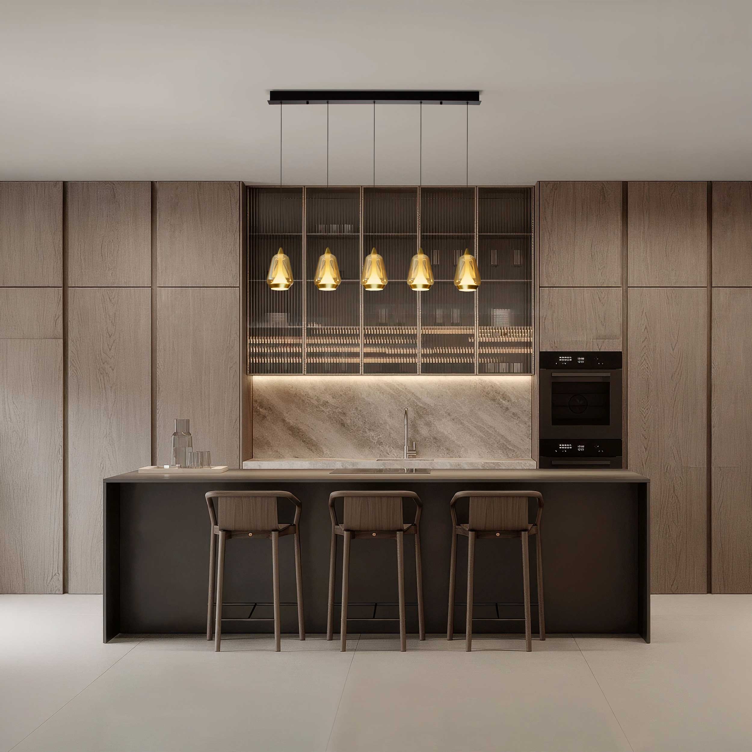Nova Luce Alish LED závesné svietidlo pozdĺžne