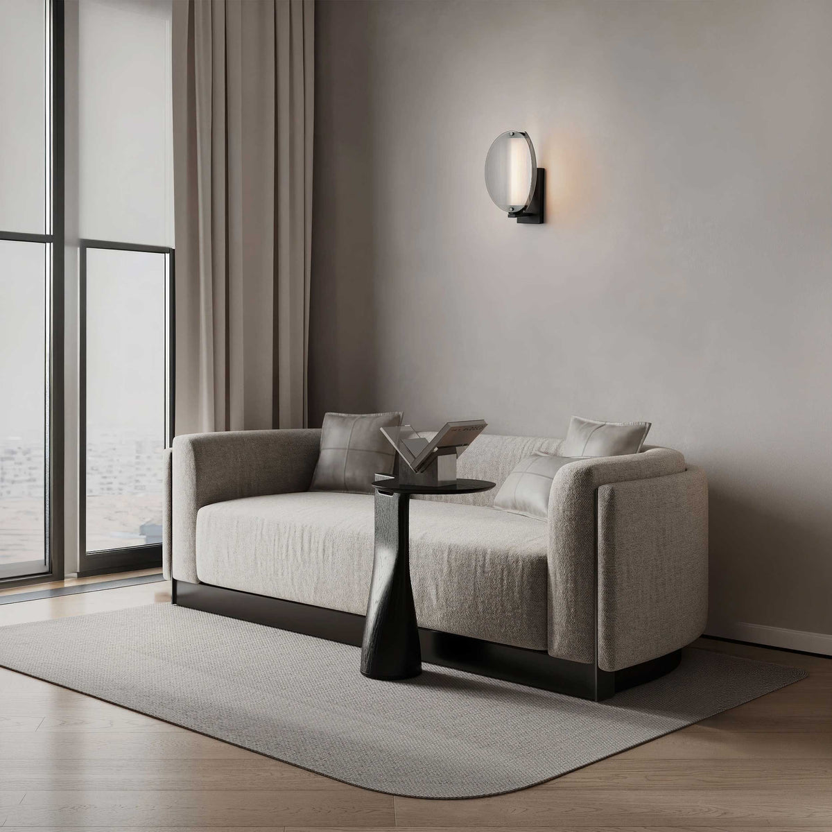 Nova Luce Noir LED nástenné svietidlo