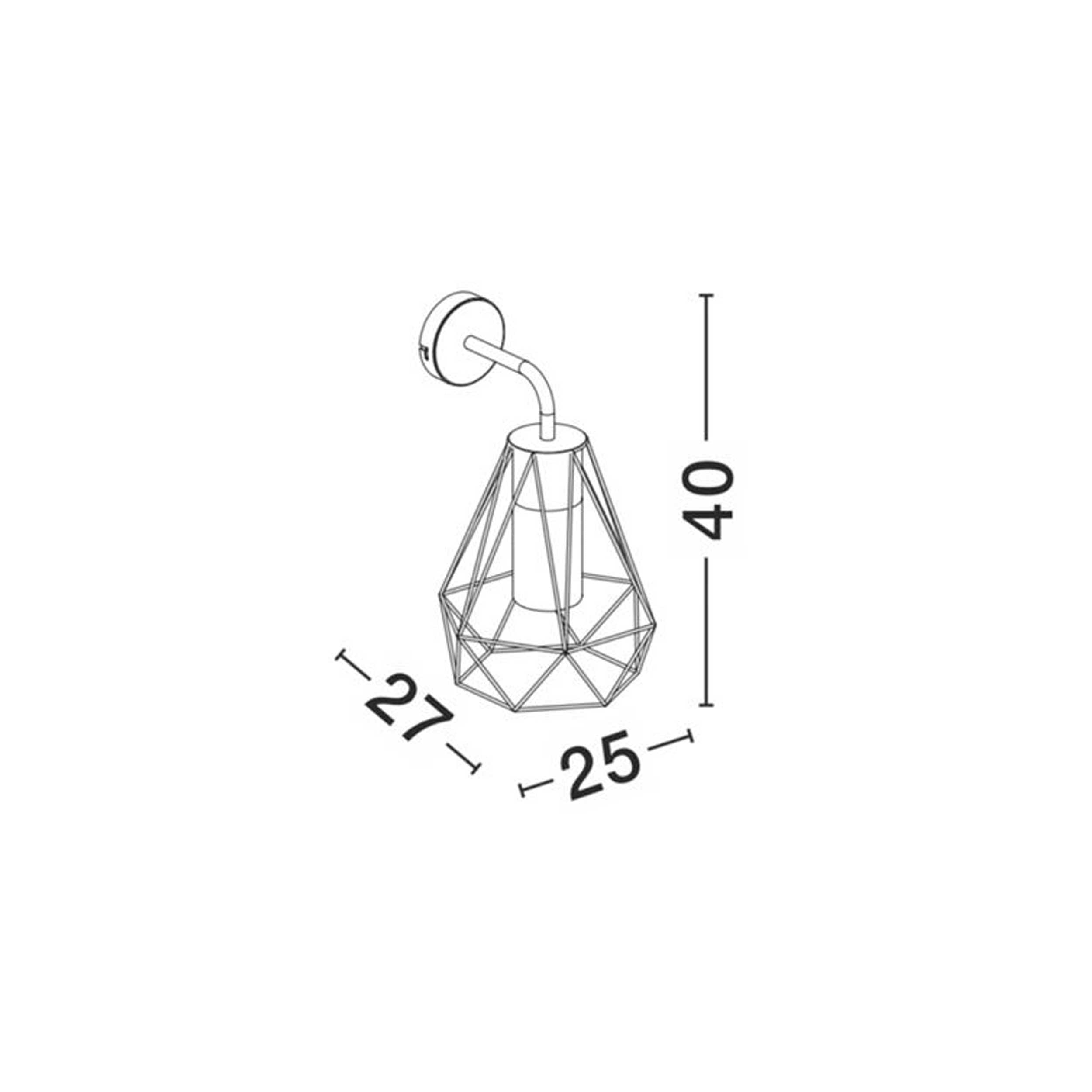 Nástenné svietidlo Nova Luce Isidora E27