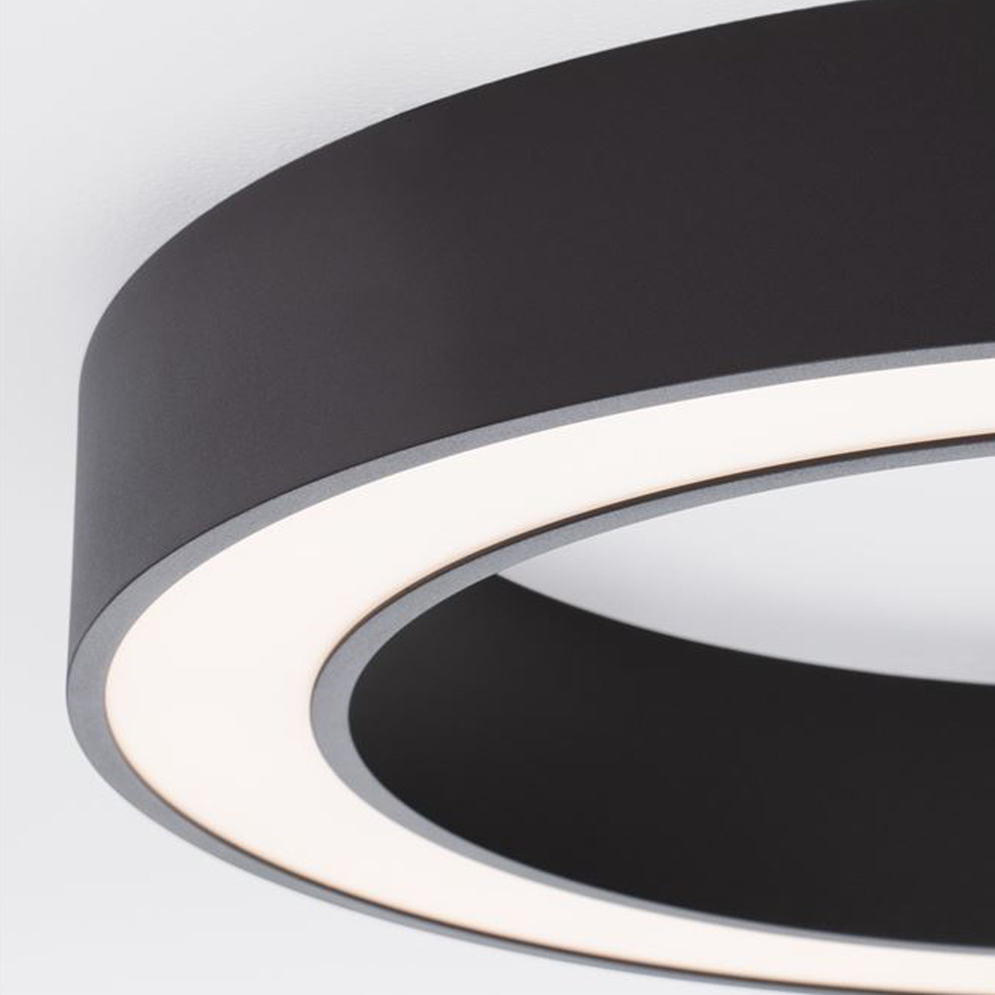 Nova Luce Morbido LED kruhové přisazené svítidlo CCT s ovladačem + app