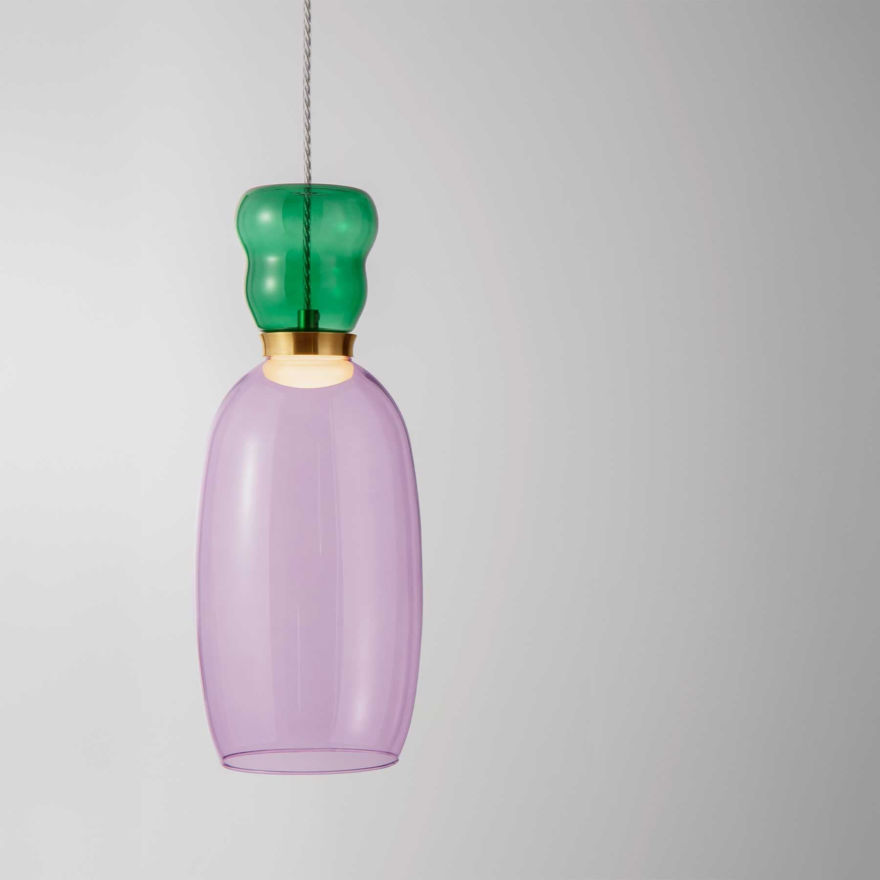 Nova Luce Pluma LED skleněné závěsné svítidlo