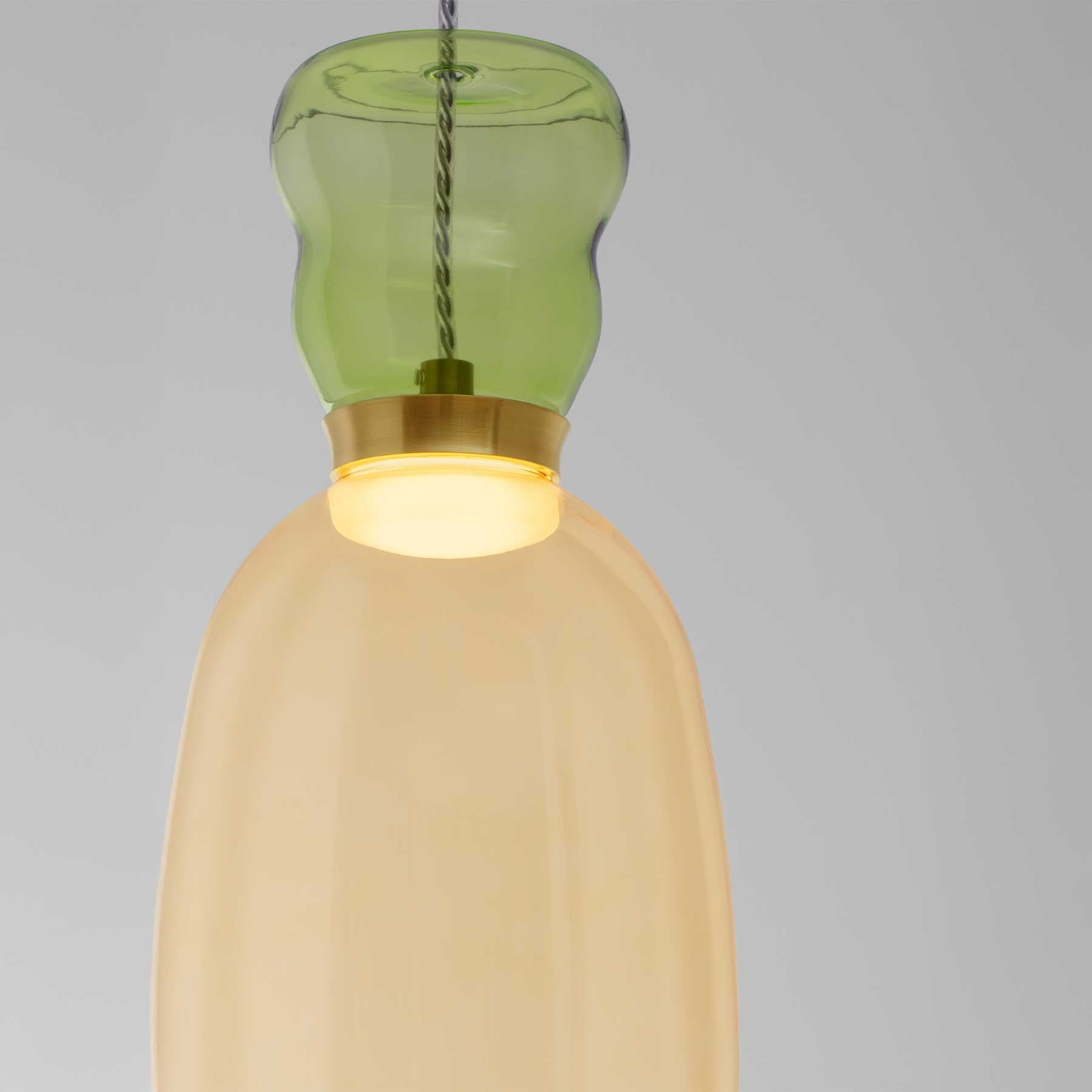 Nova Luce Pluma LED skleněné závěsné svítidlo