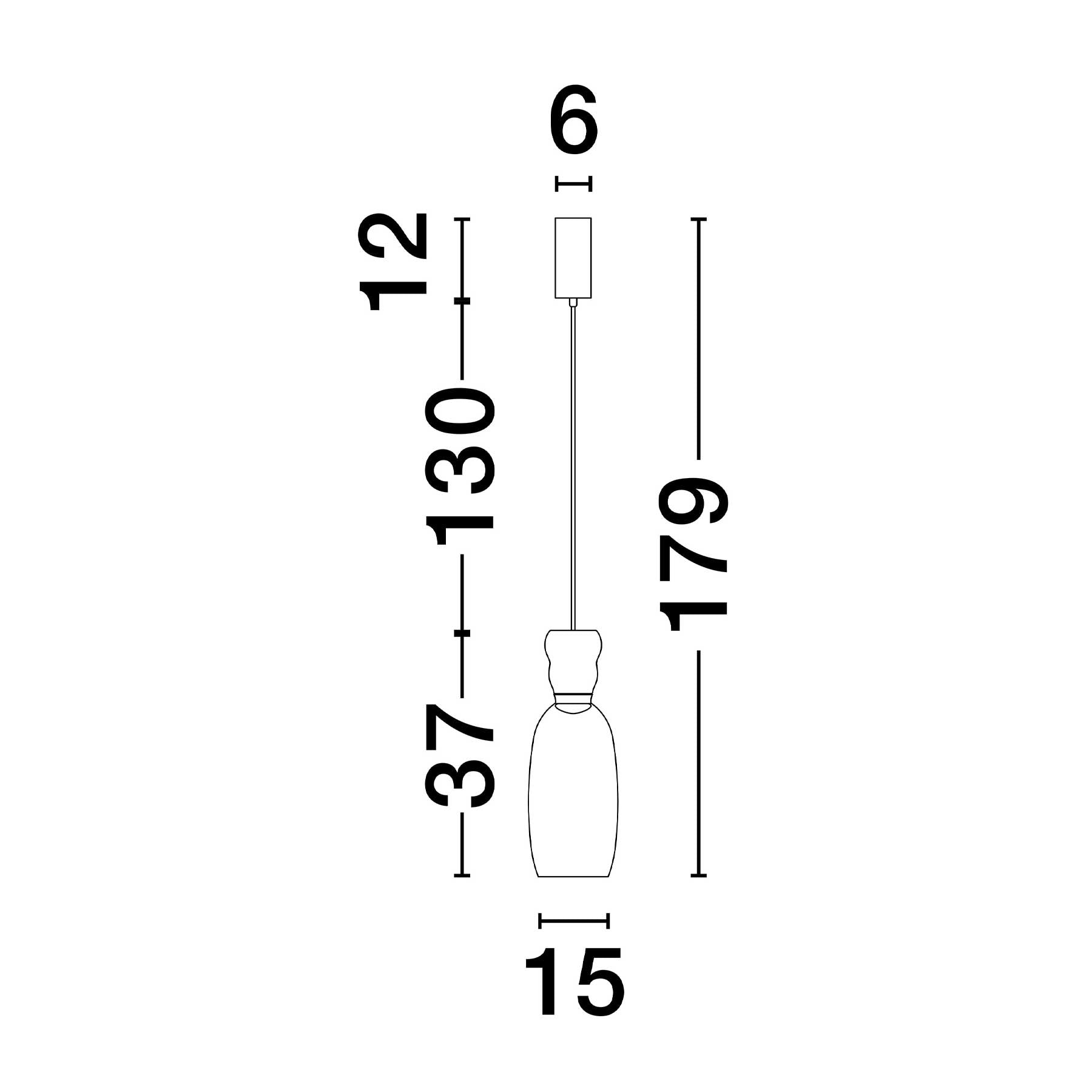 Nova Luce Pluma LED skleněné závěsné svítidlo