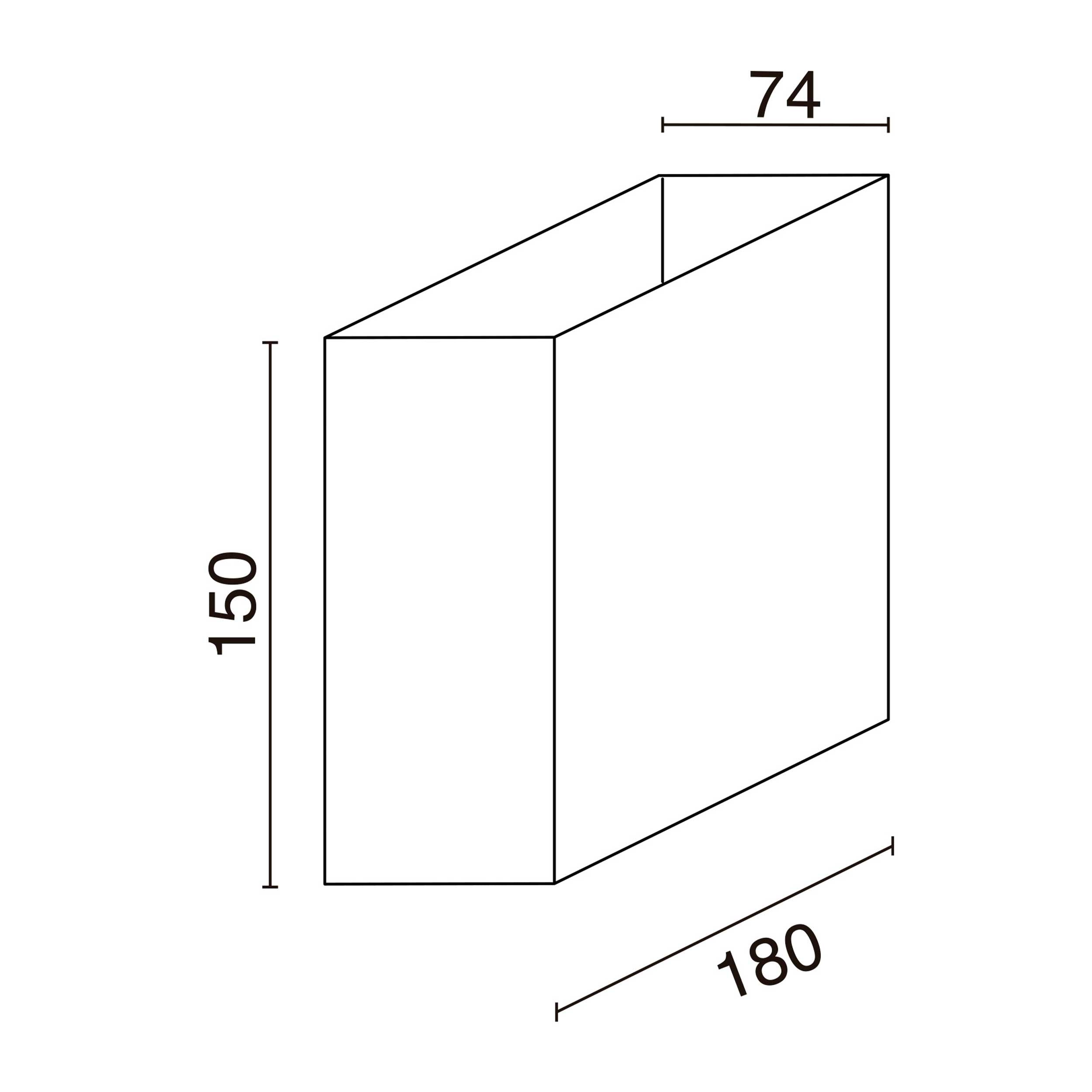 LED svietidlo Dopo Beam 180 up/down IP65