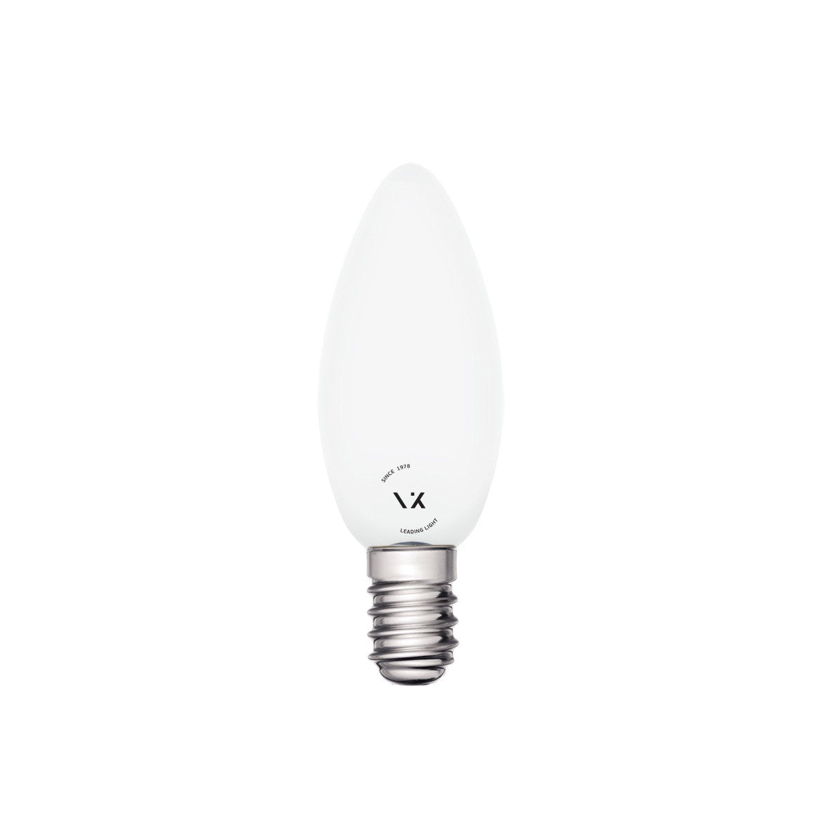 LED žiarovka VK Light Candle Filament Milky E14