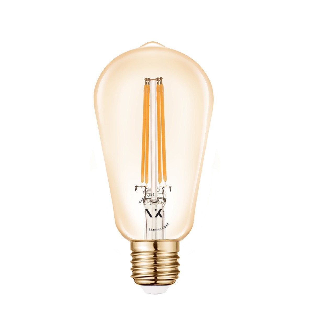 LED žiarovka VK Light Filament Amber E27 s možnosťou stmievania