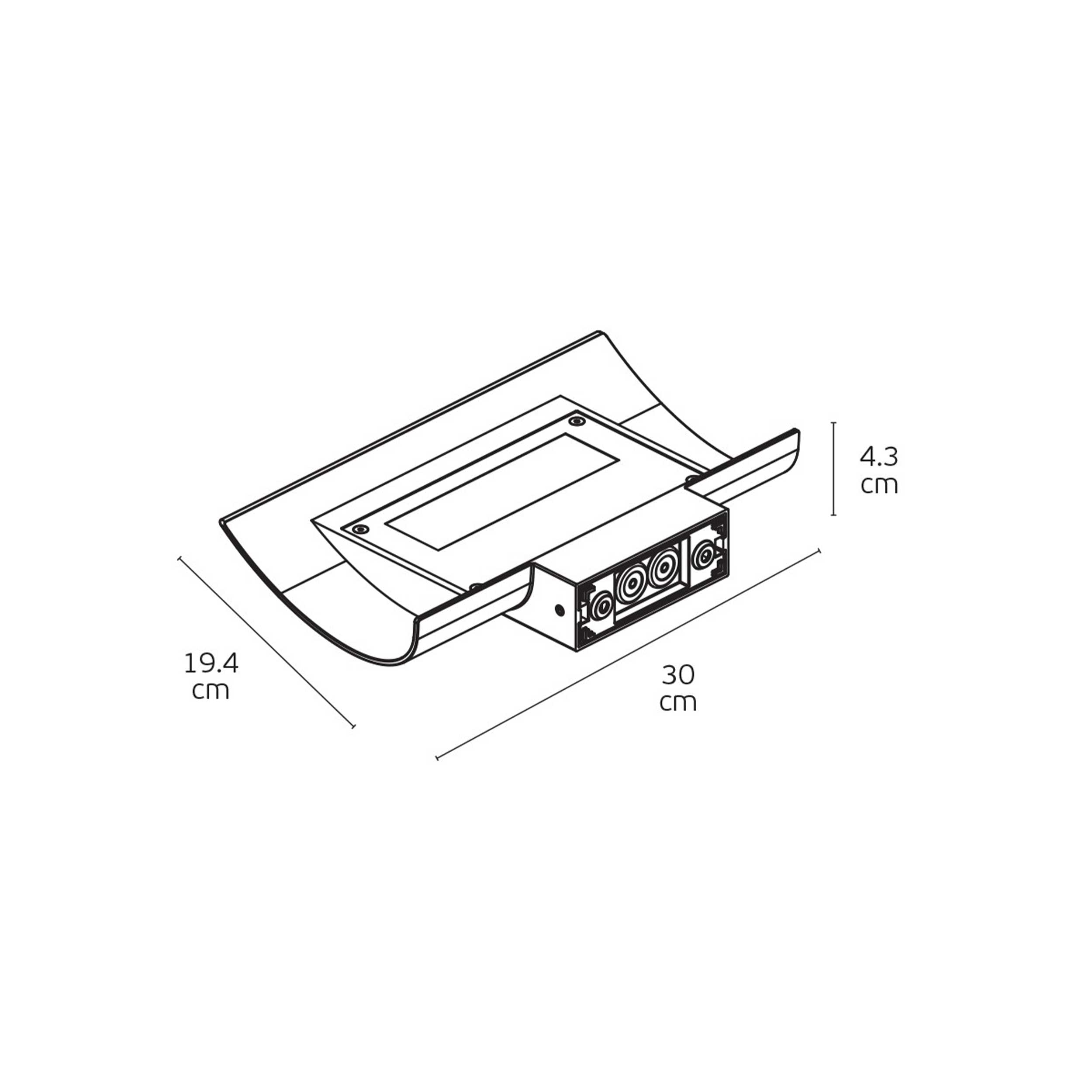 VK Light Cape LED nástenné svietidlo IP65