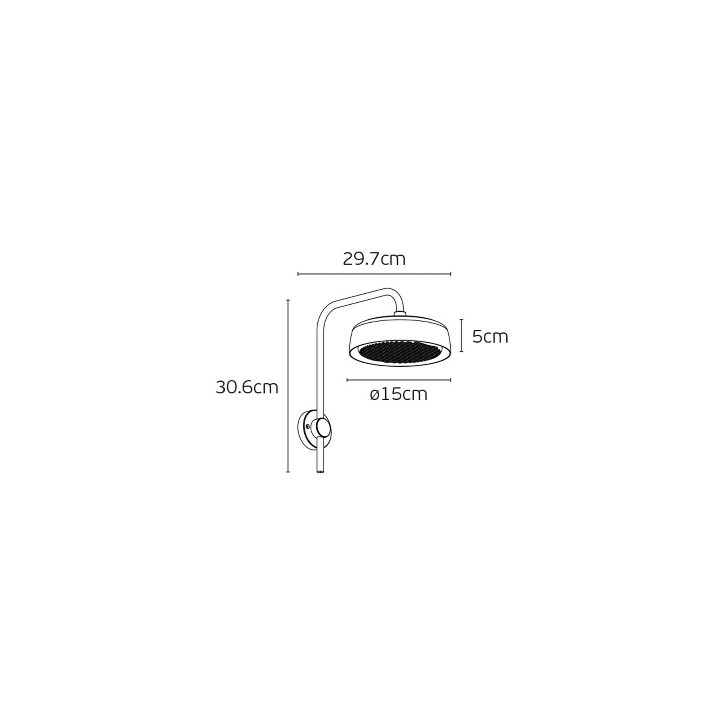 VK Light Jade LED nástenné svietidlo IP65