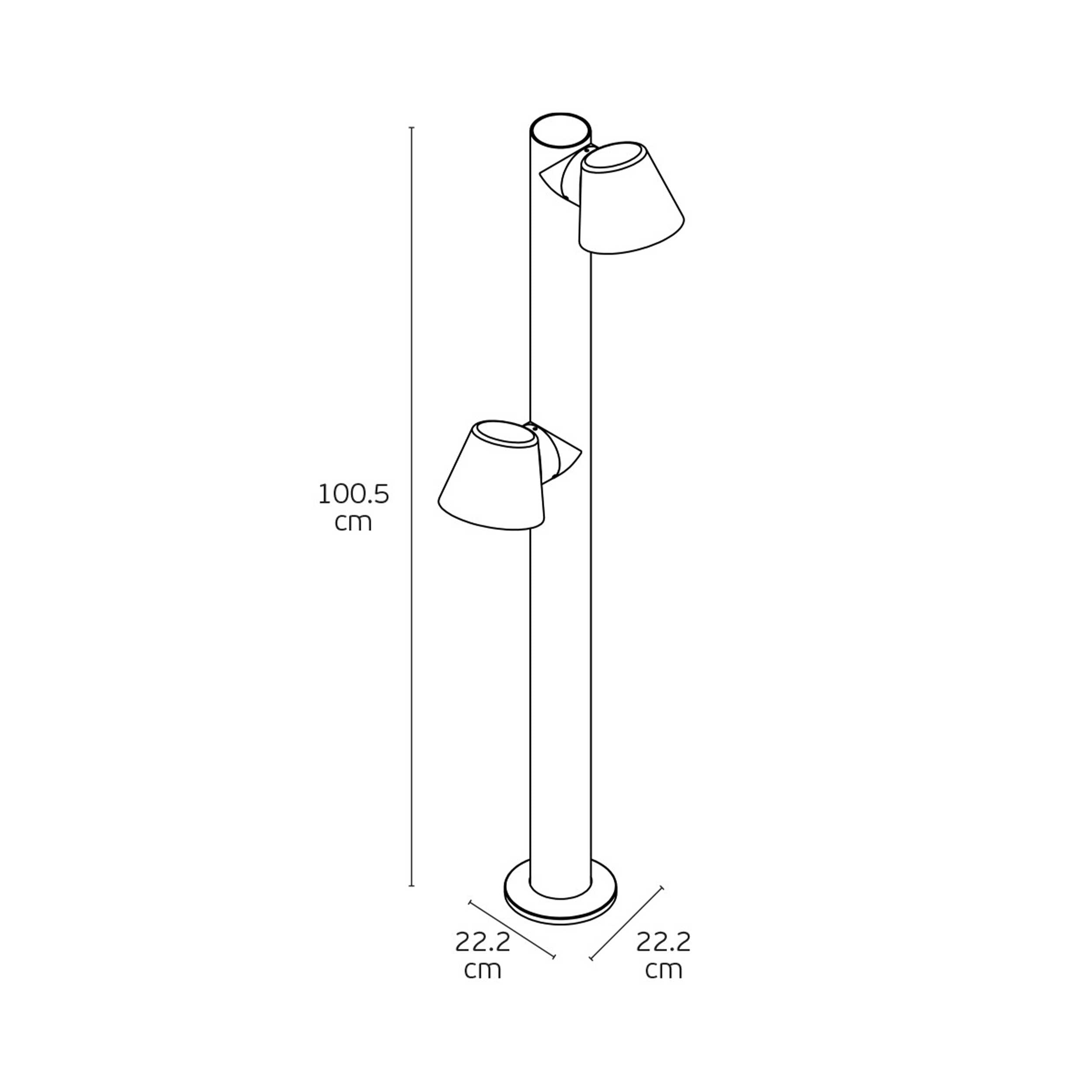 VK Light Kupo LED nástenné svietidlo IP65