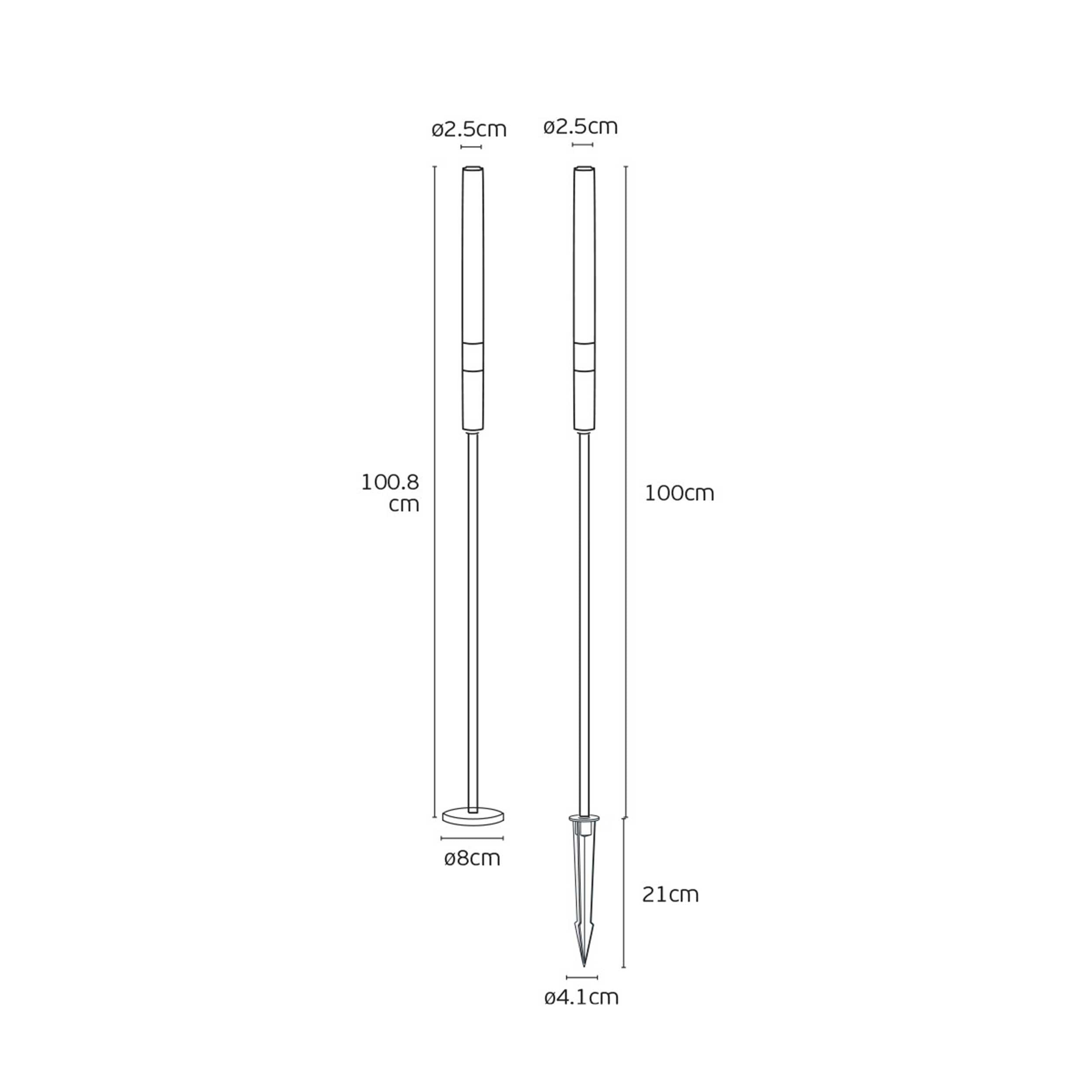 VK Light Mim LED stĺpové svietidlo IP65