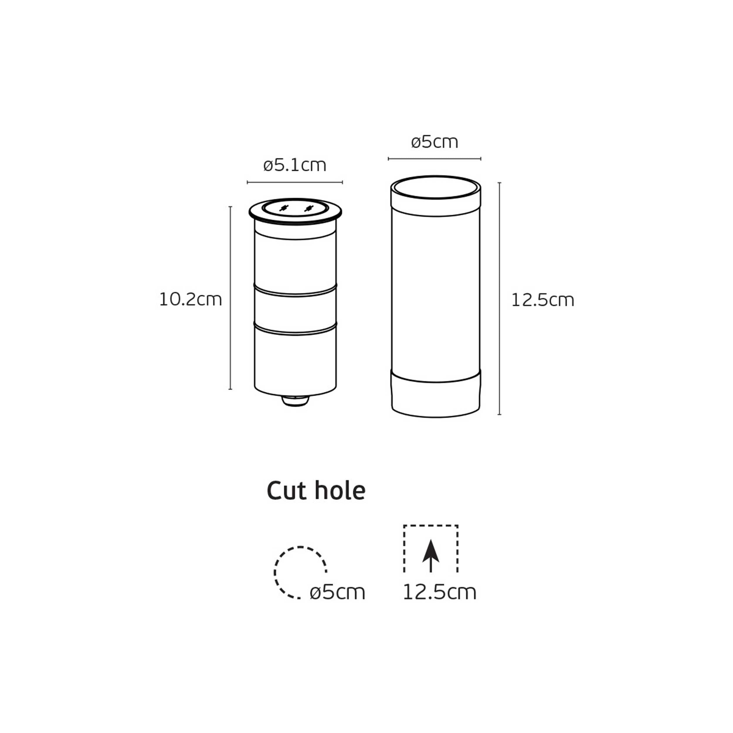 VK Light Moom LED stĺpové svietidlo IP67