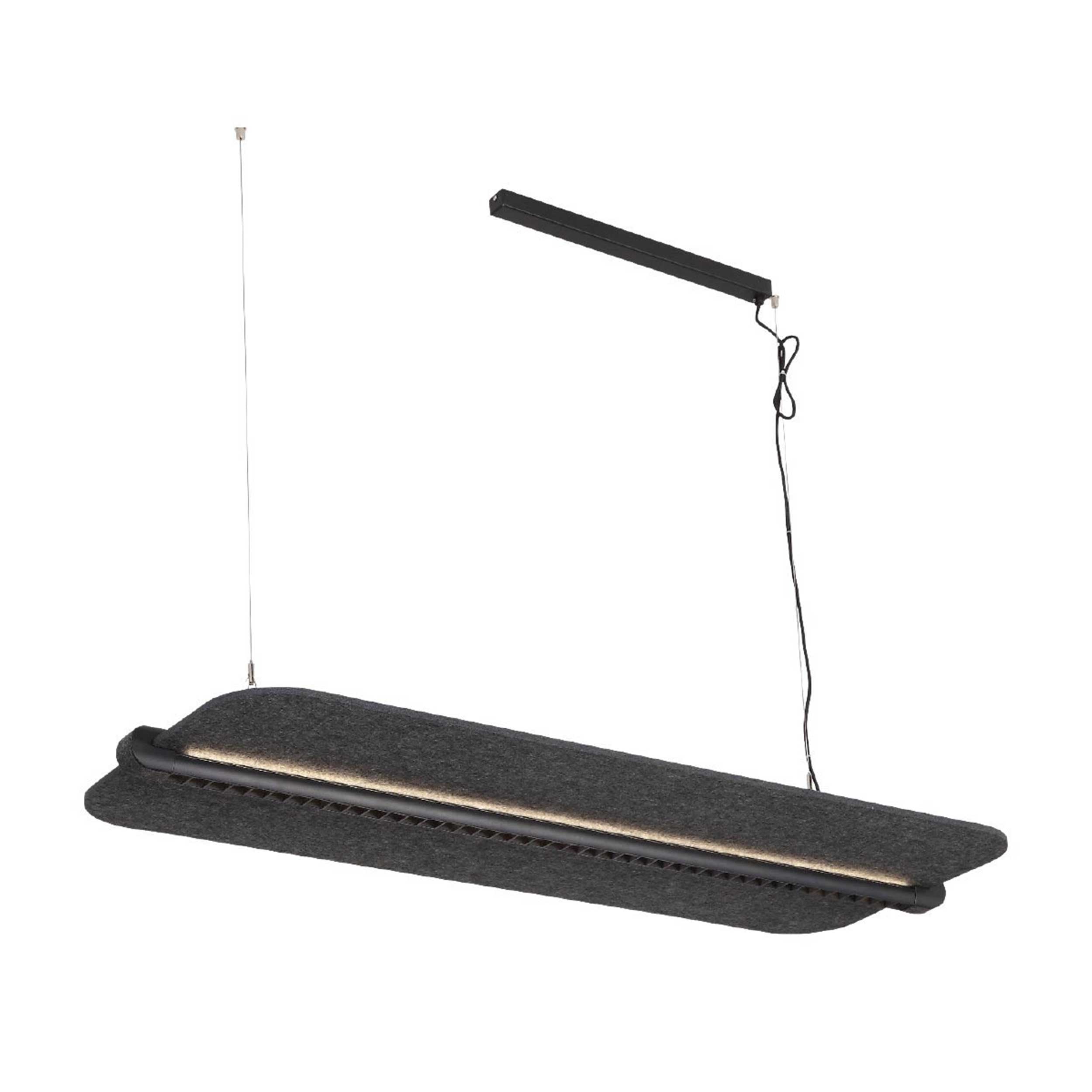 VK Light Mute L LED závesné akustické svietidlo horizontálne