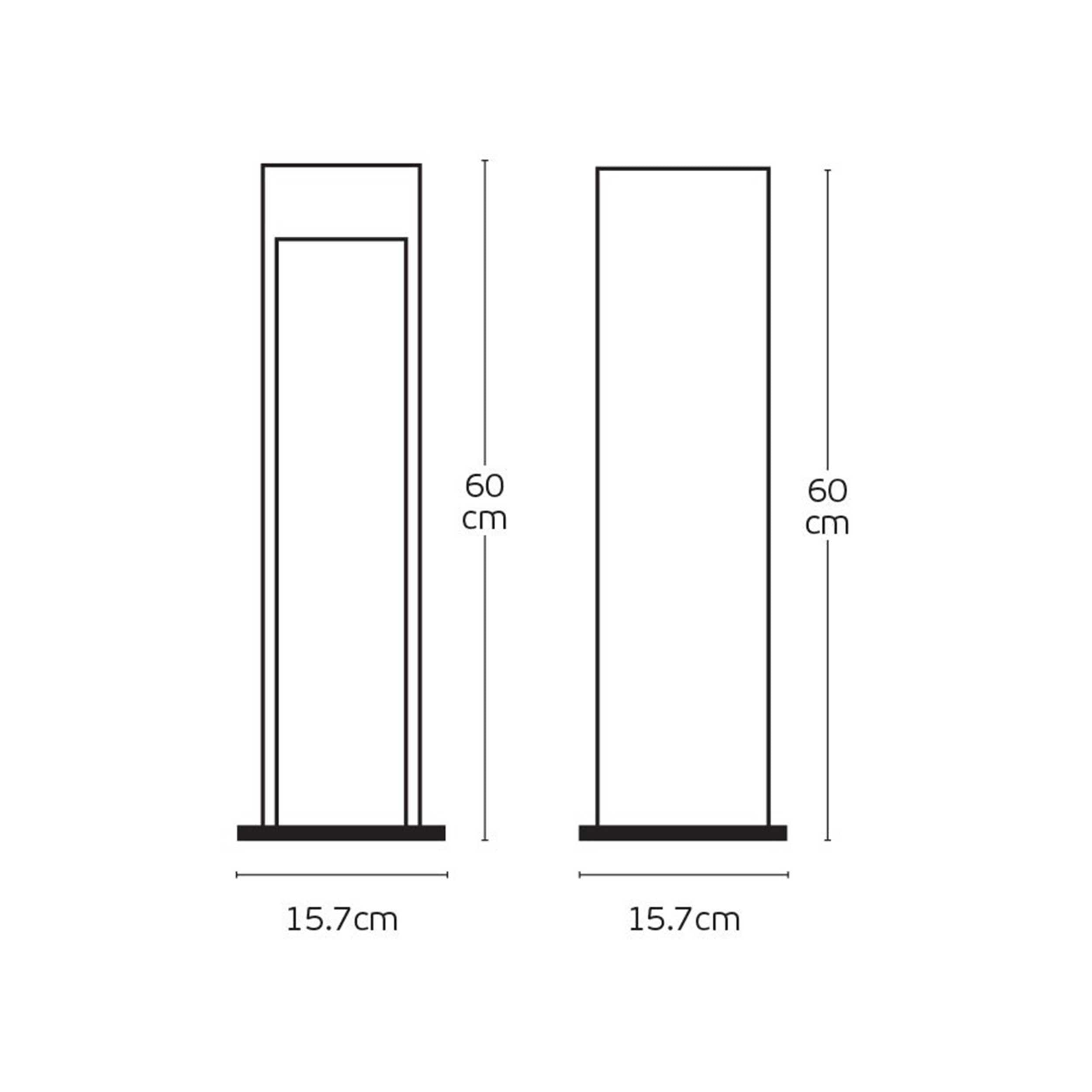 VK Light Natu II LED vonkajšie stĺpové svietidlo IP65