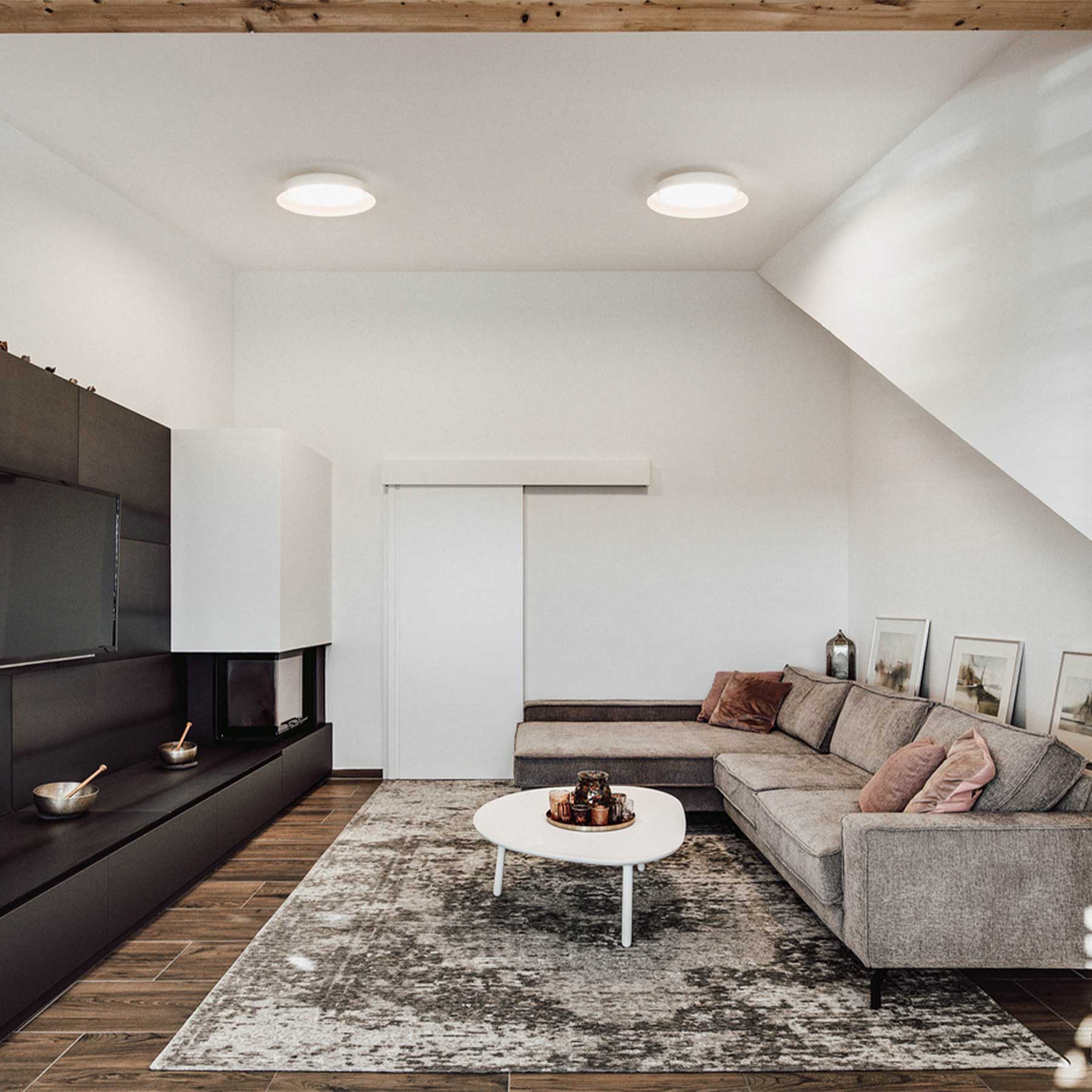 Wever and Ducré TOWNA přisazené svítidlo IP44 bílá