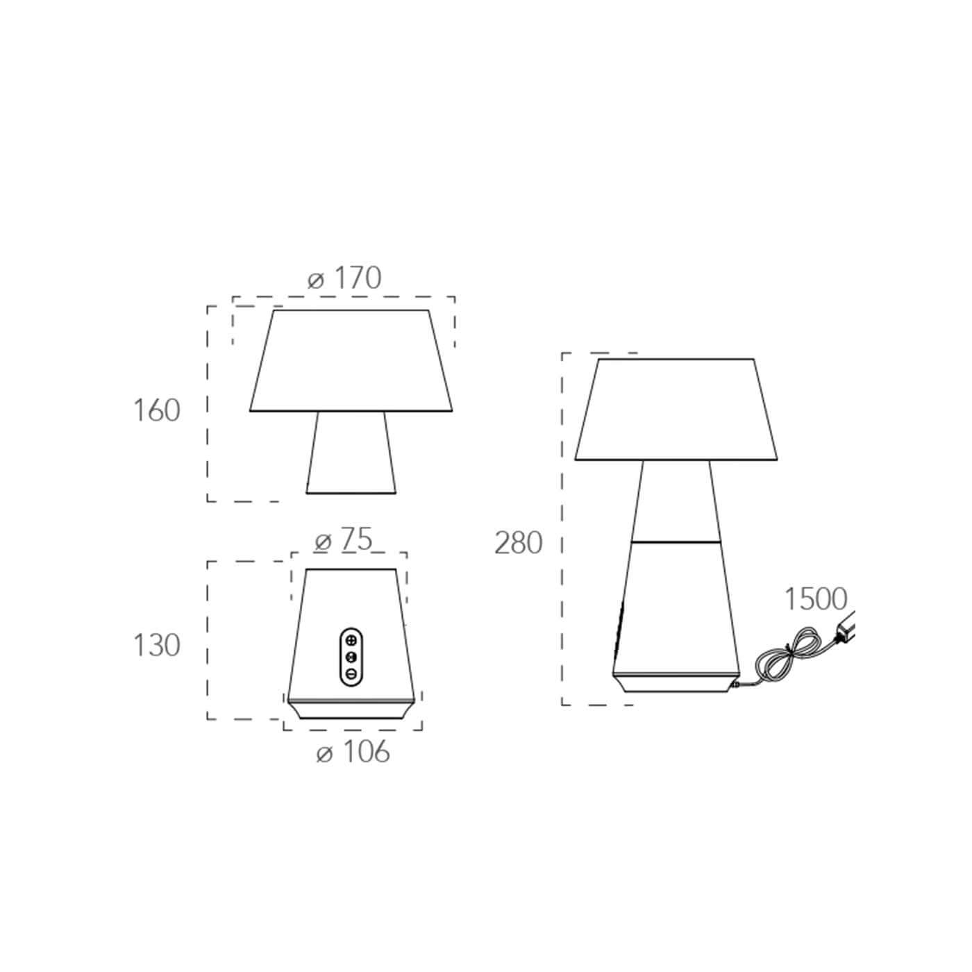 Faneurope Decibel LED přenosné svítidlo s reproduktorem