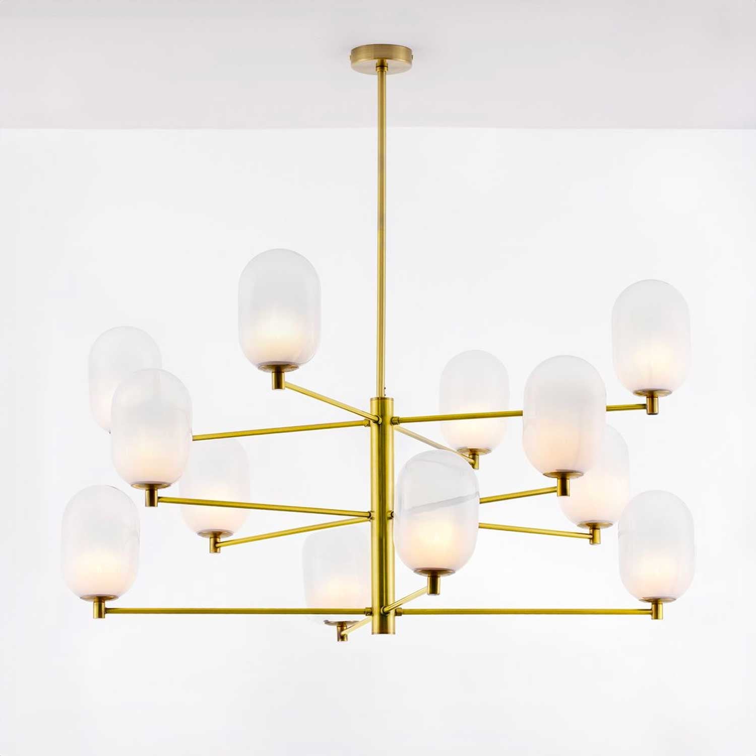 Nova Luce Balor G9 skleněný závěsný lustr