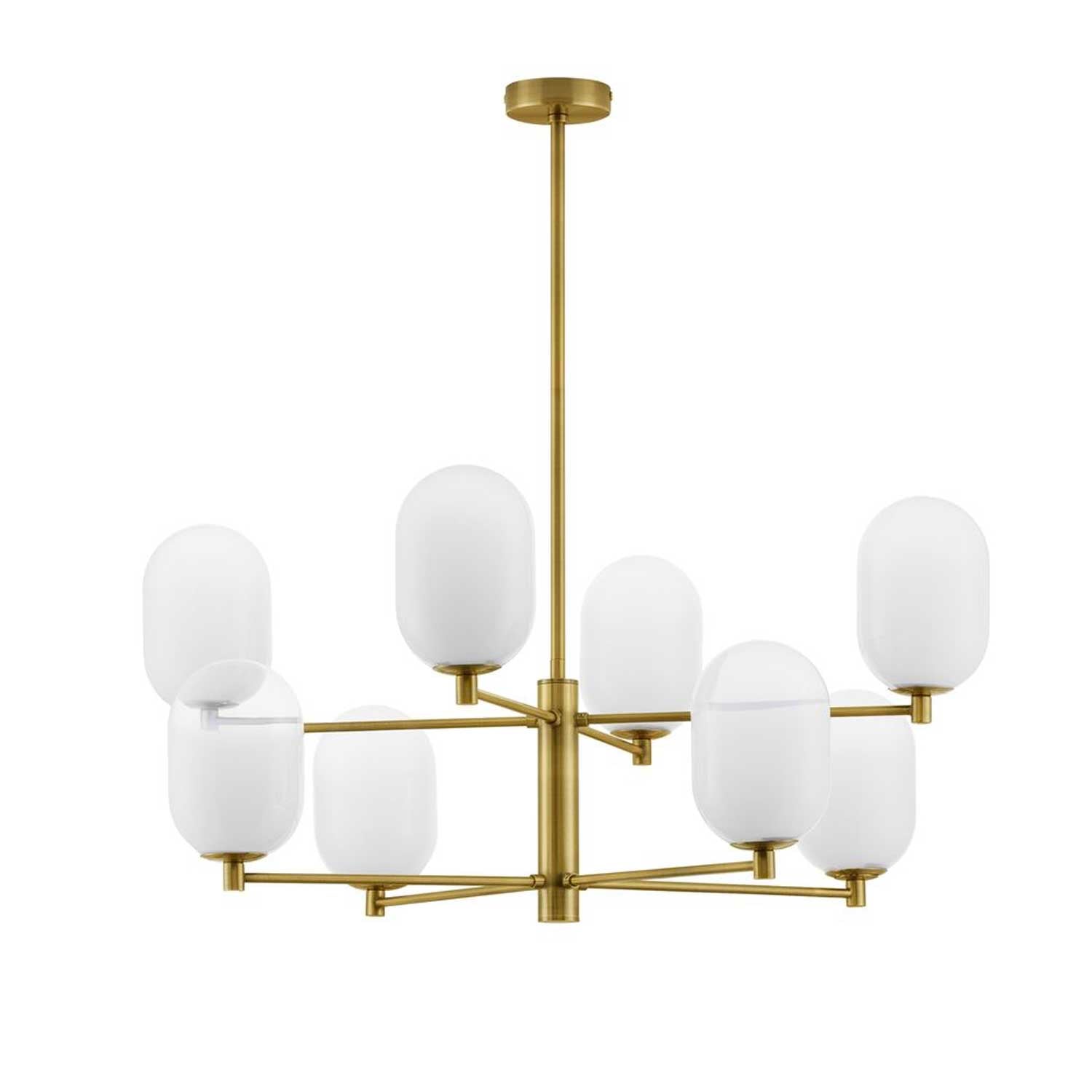 Nova Luce Balor G9 skleněný závěsný lustr