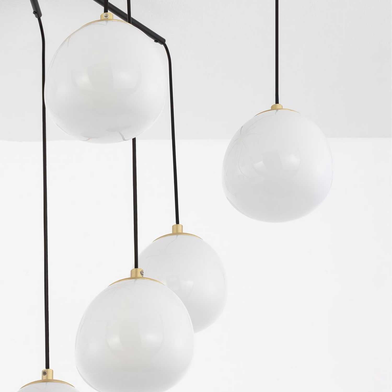 Nova Luce The Egg G9 skleněné závěsné svítidlo