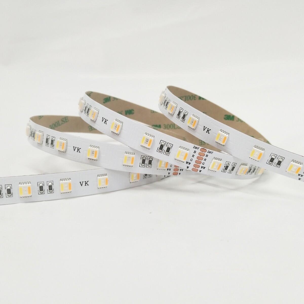 LED pásik RGB+CCT 24 V 18 W/m CRI90 IP20 2400 K–6000 K (5 m)