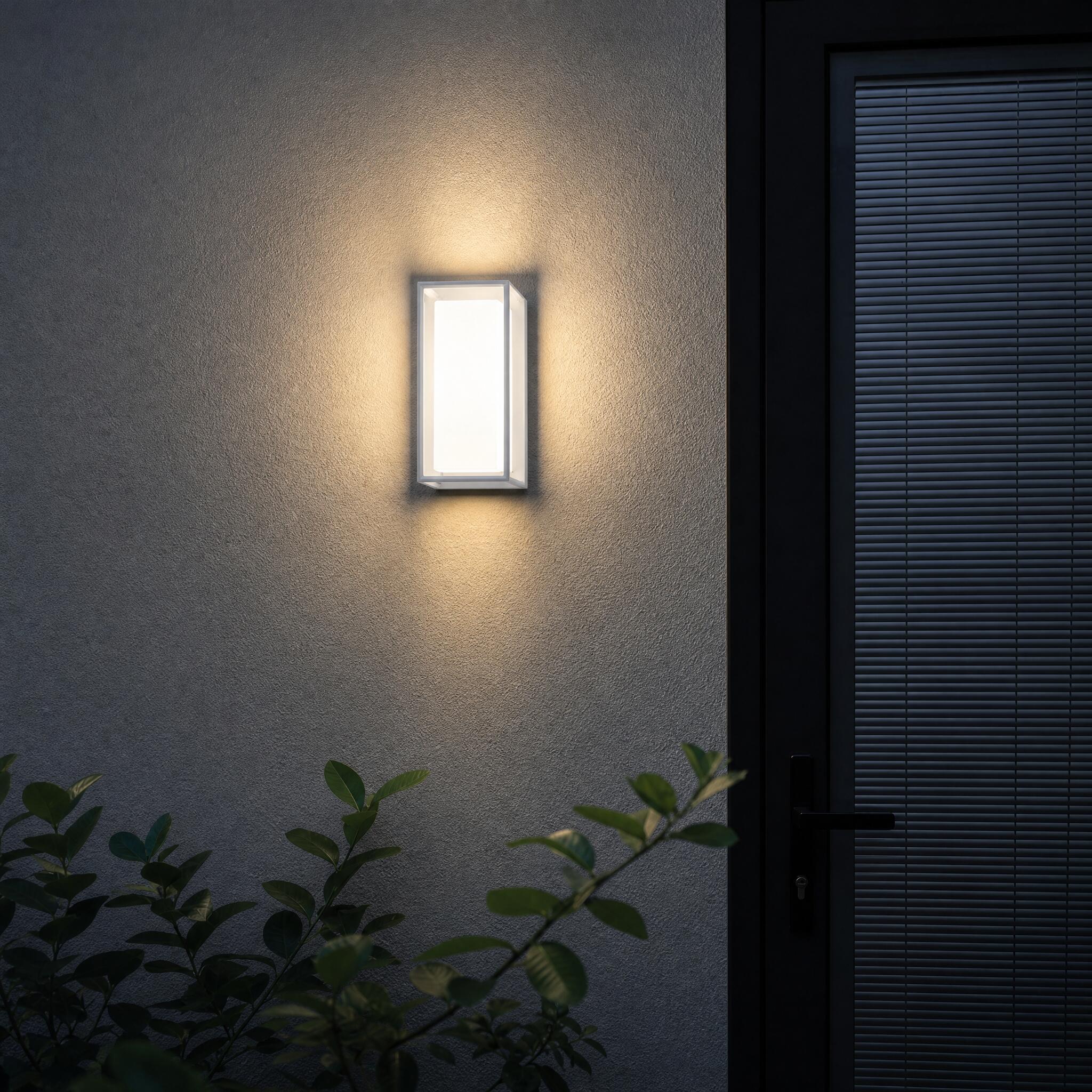 VK Light Neon LED nástenné svietidlo IP65 obdĺžnikové