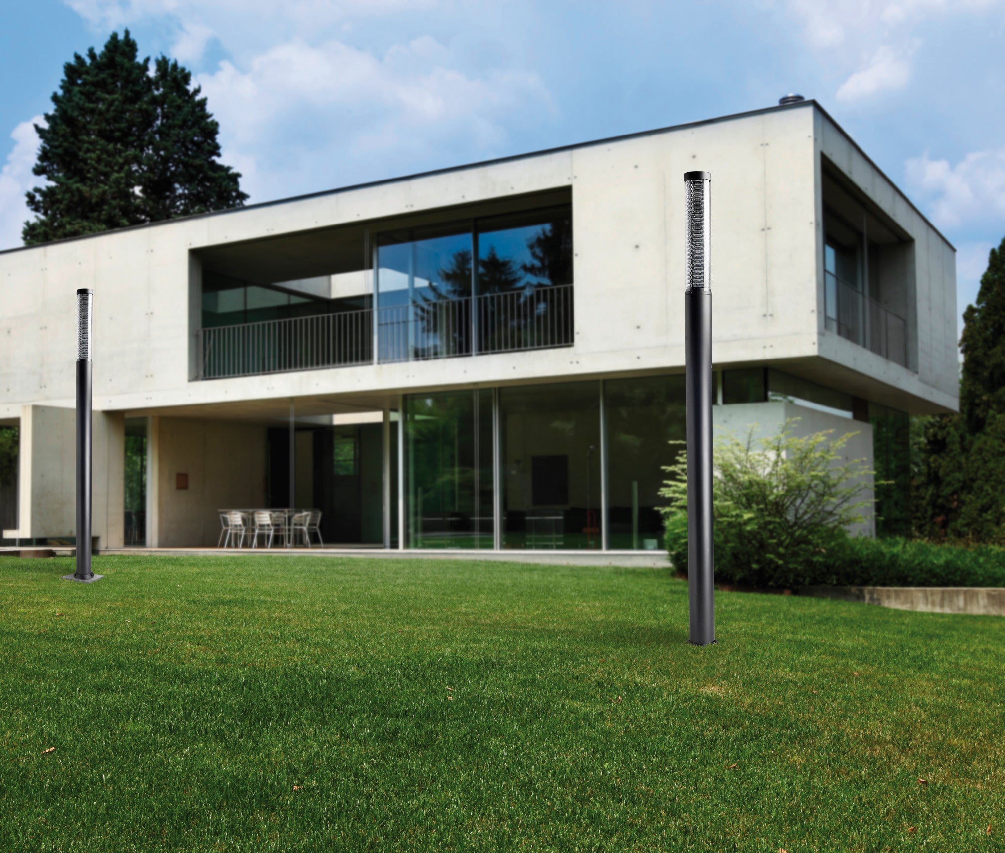 Cristher Maxima LED sloupové svítidlo antracitové