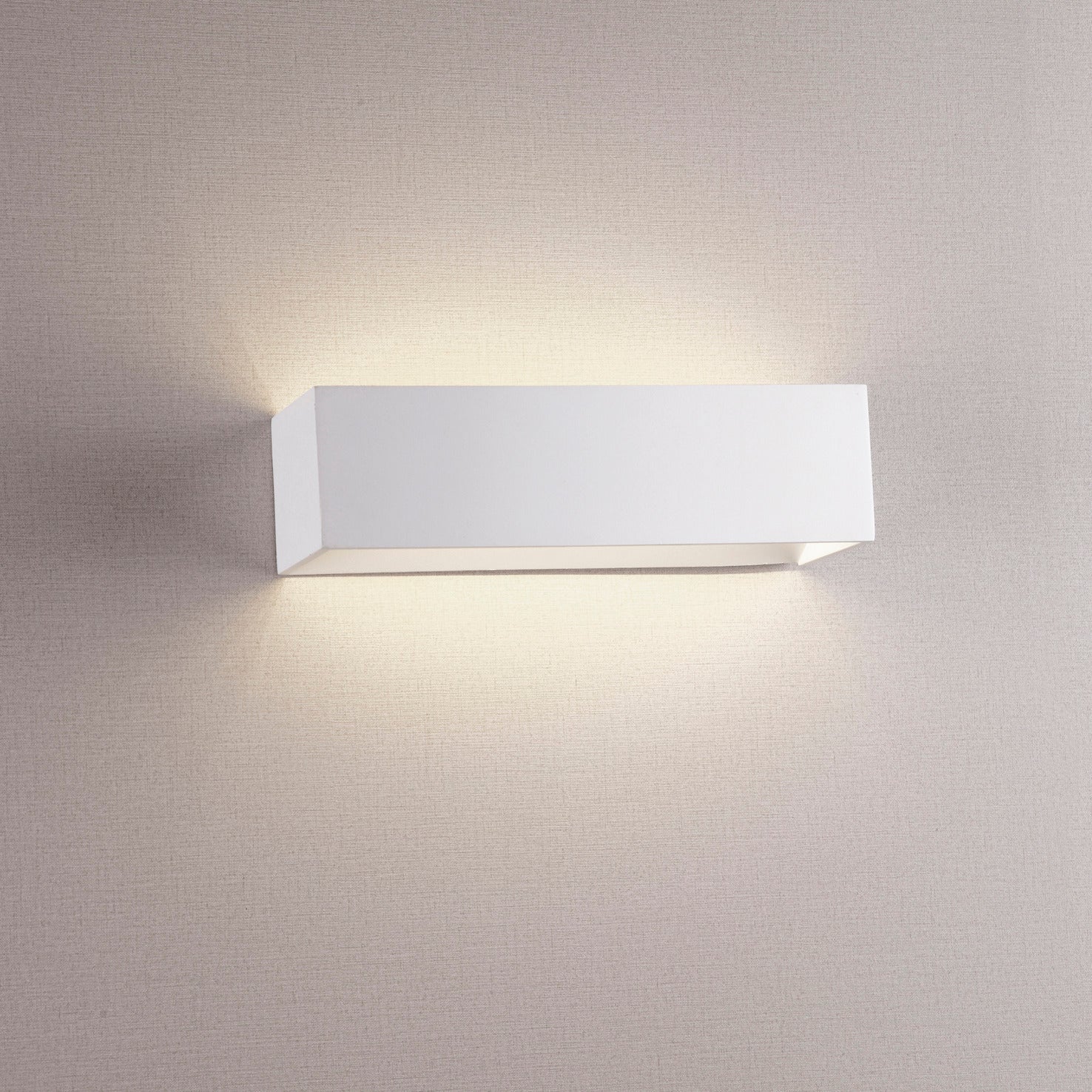 Exo Rett LED nástěnné svítidlo stříbrné