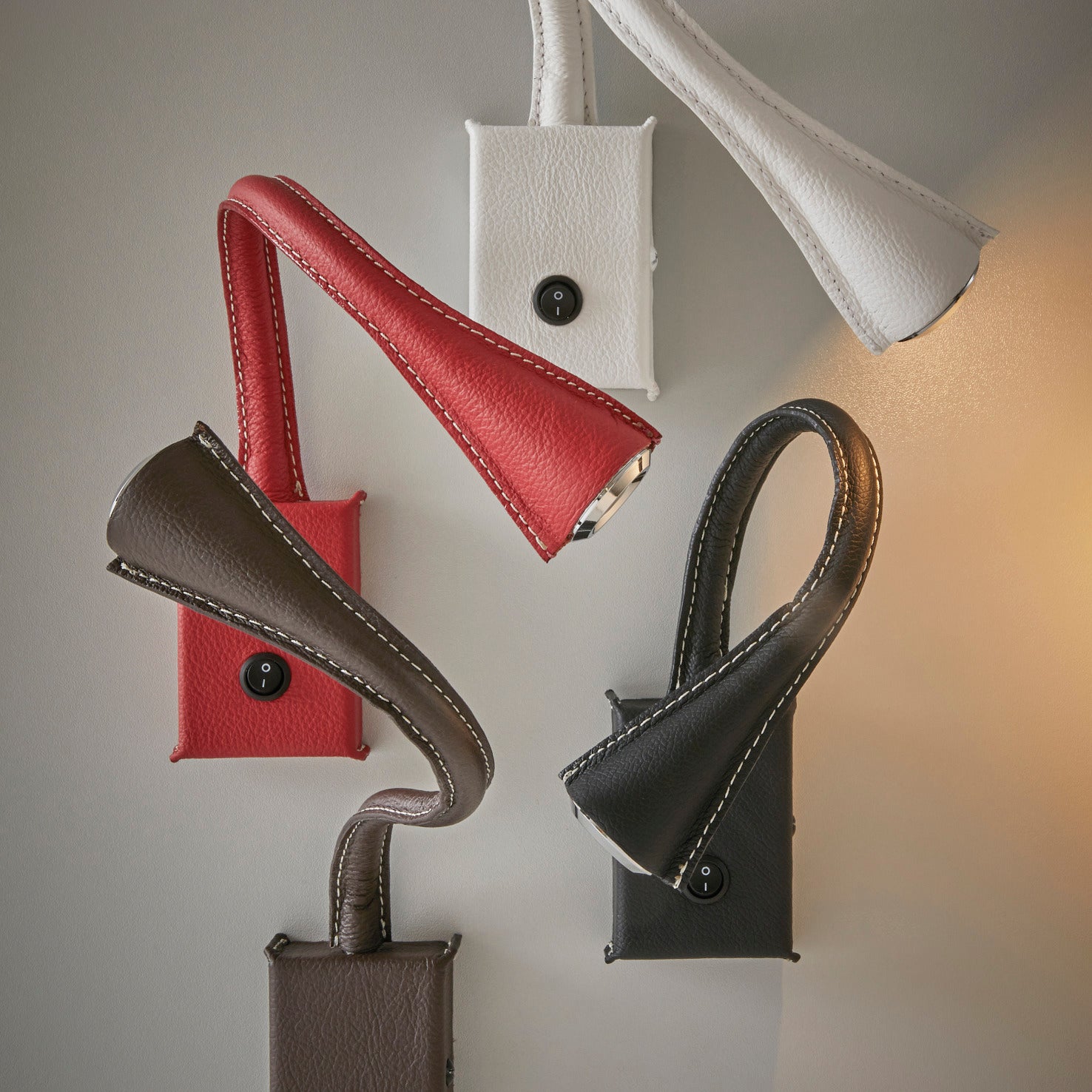 Exo Skin LED nástěnné svítidlo hnědé