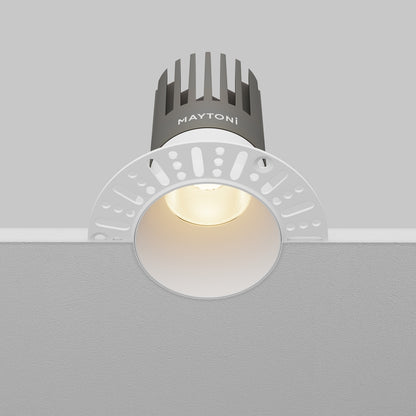 Maytoni downlight Dip LED 50° zapustené kruhové svietidlo biele