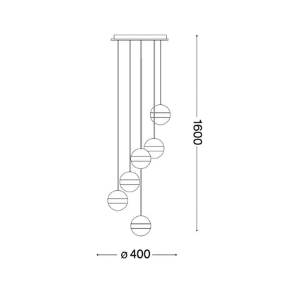 Ideal lux Galaxy LED závěsné svítidlo