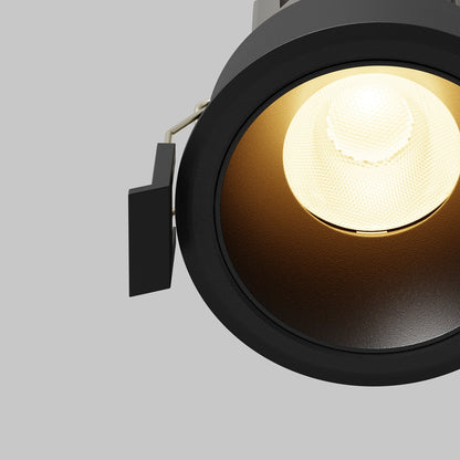 Maytoni downlight Dip LED 50° zapustené kruhové svietidlo čierne