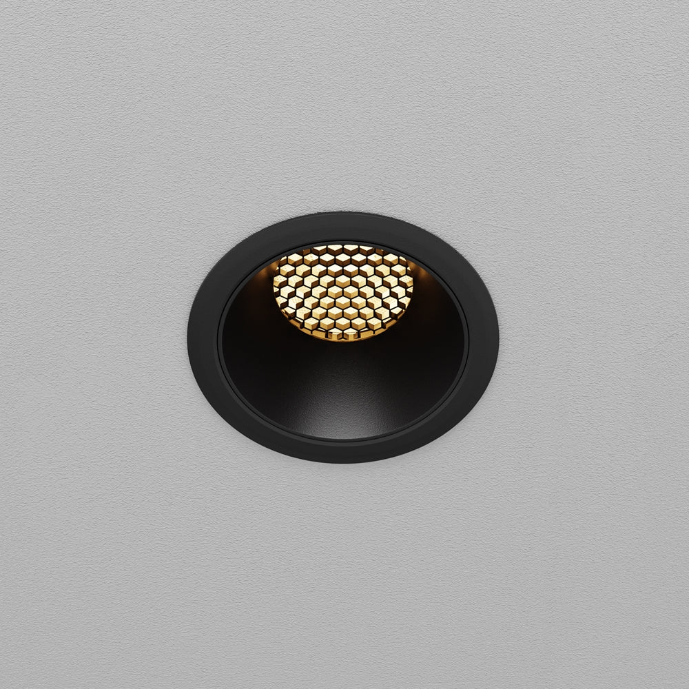 Maytoni downlight Dip LED 50° zapustené kruhové svietidlo čierne