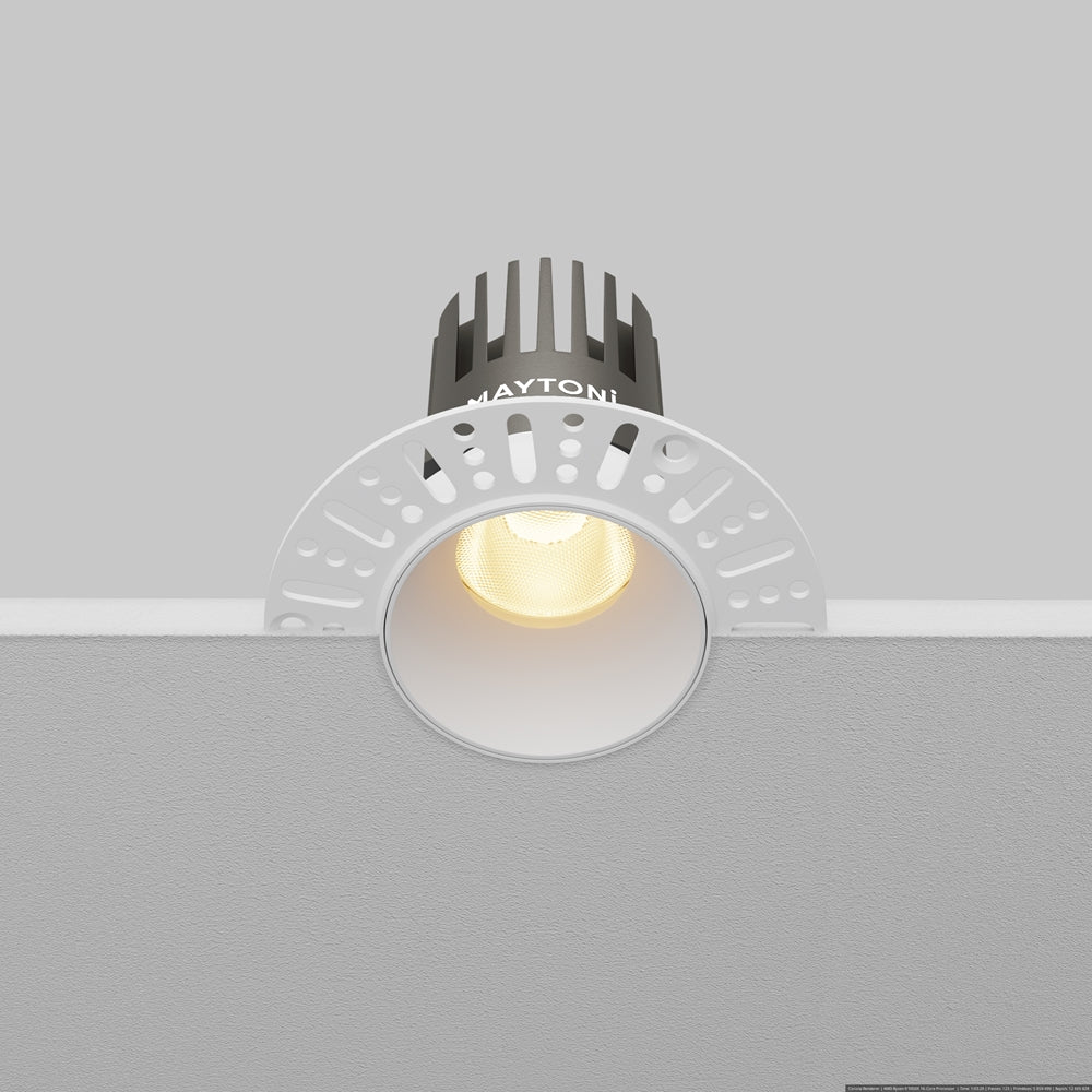 Maytoni downlight Dip LED 50° zapustené kruhové svietidlo biele