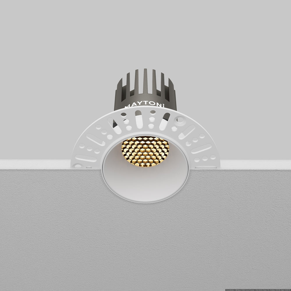 Maytoni downlight Dip LED 50° zapustené kruhové svietidlo biele