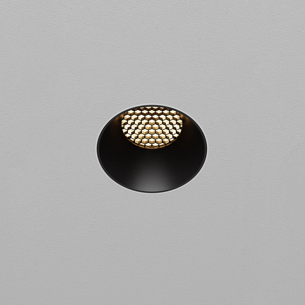 Maytoni downlight Dip LED 50° zapustené kruhové svietidlo čierne