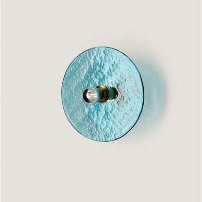 Sklenená nástenná svietidlo Aromas Nold E27