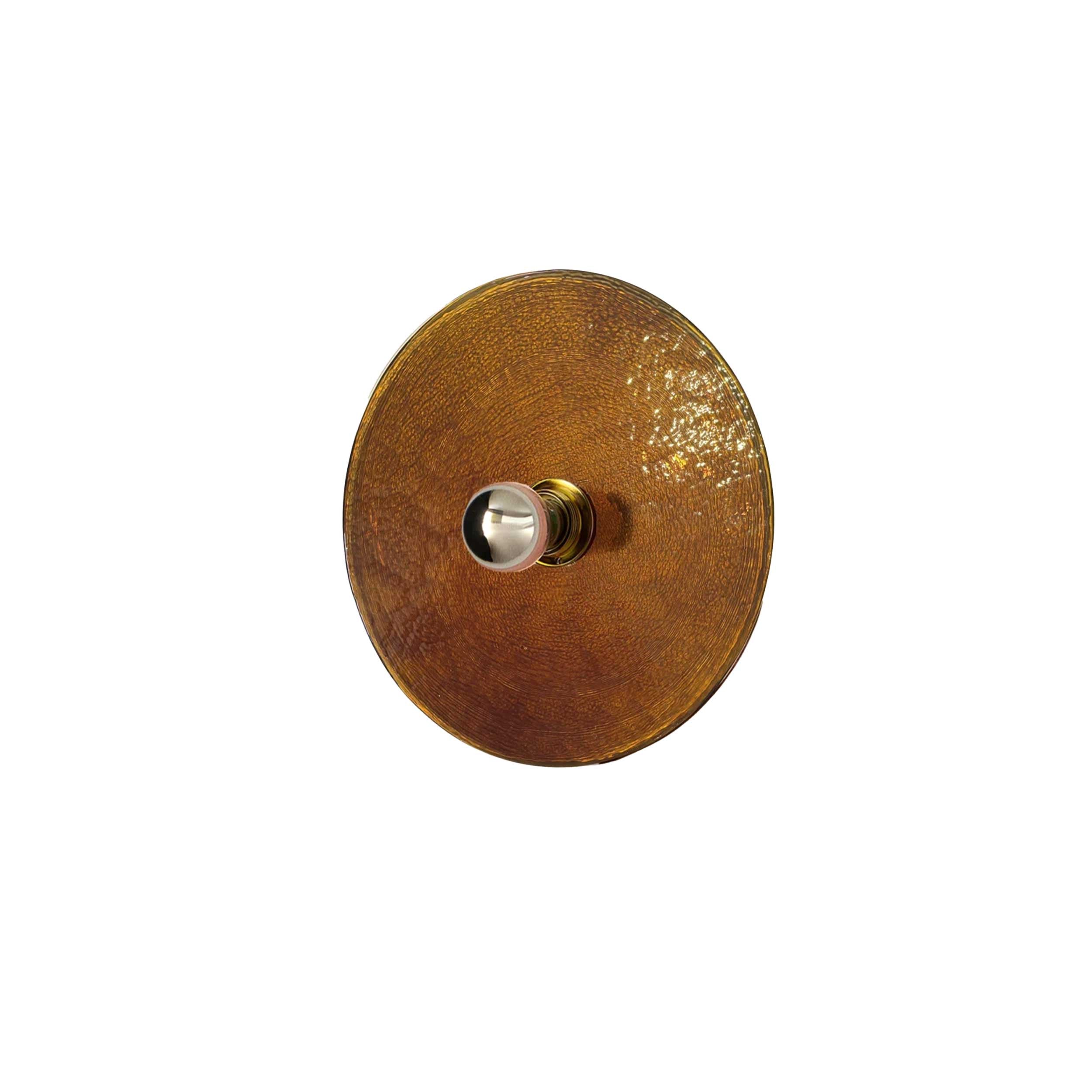 Sklenená nástenná svietidlo Aromas Nold E27