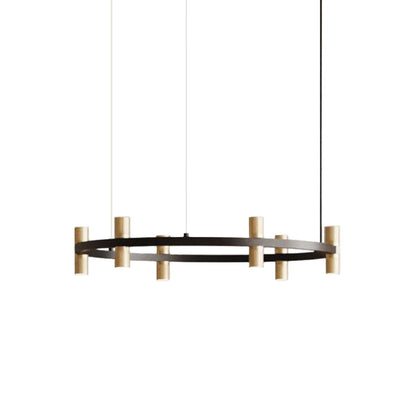 Aromas Tura LED závěsné kruhové svítidlo lustr